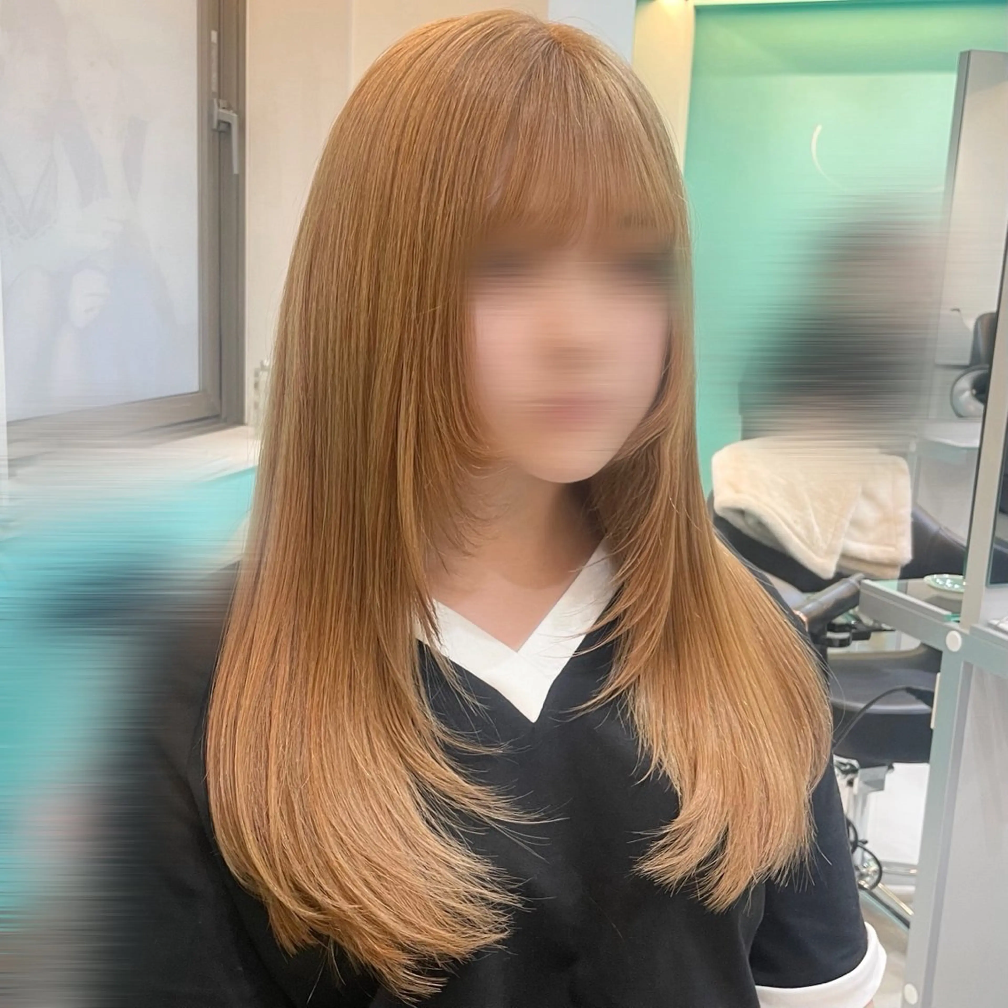 セミロング カラー ベージュカラー ヘーゼル デザインカラー/ ボブ/Natsukiのヘアスタイル