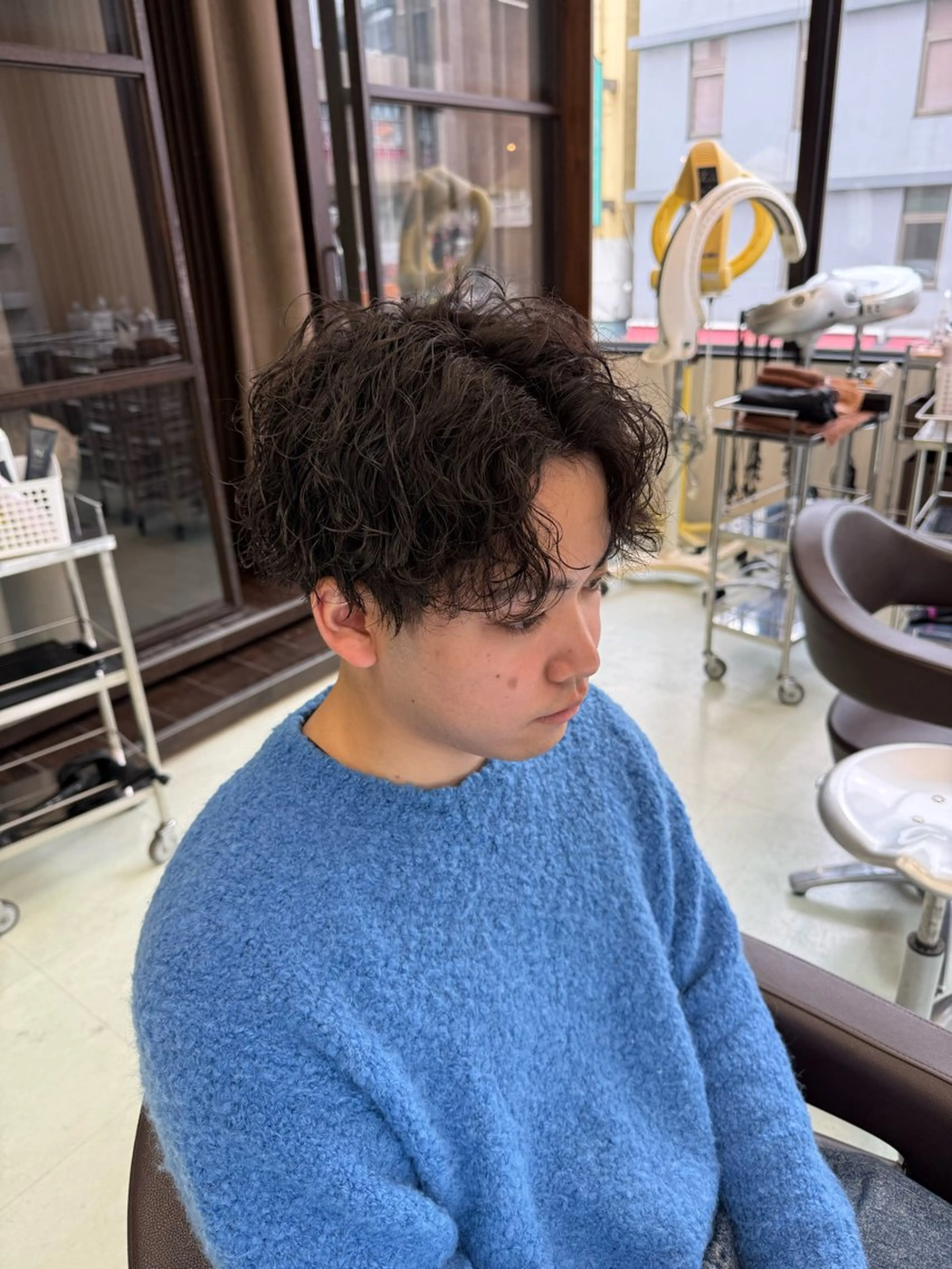 ショート パーマ カット パーマ 小芝涼介/レイヤー /メンズパーマ✂️のヘアスタイル