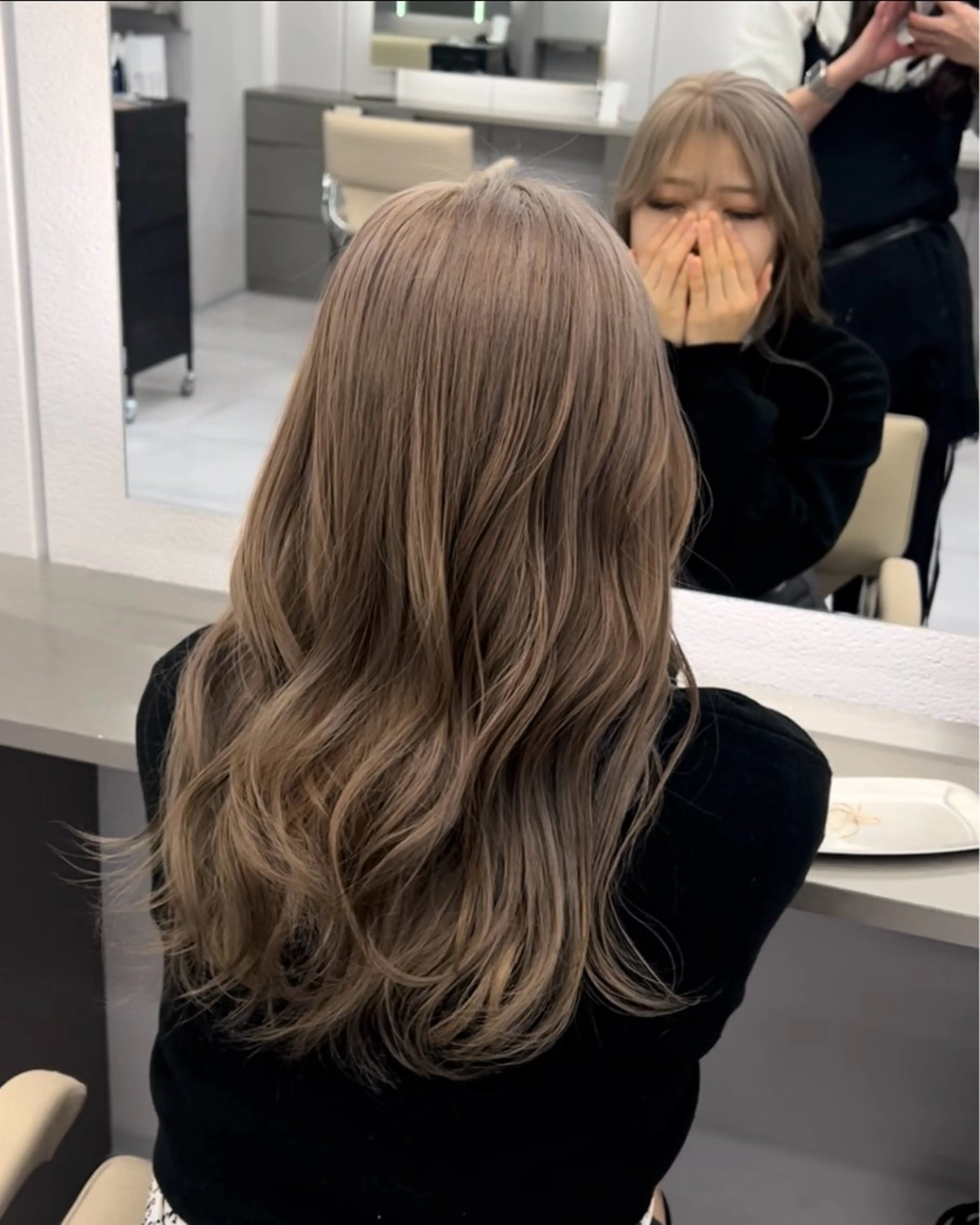 ロング ケアカラー 髪質改善 akari/髪質改善 /ブリーチ/名古屋のヘアスタイル