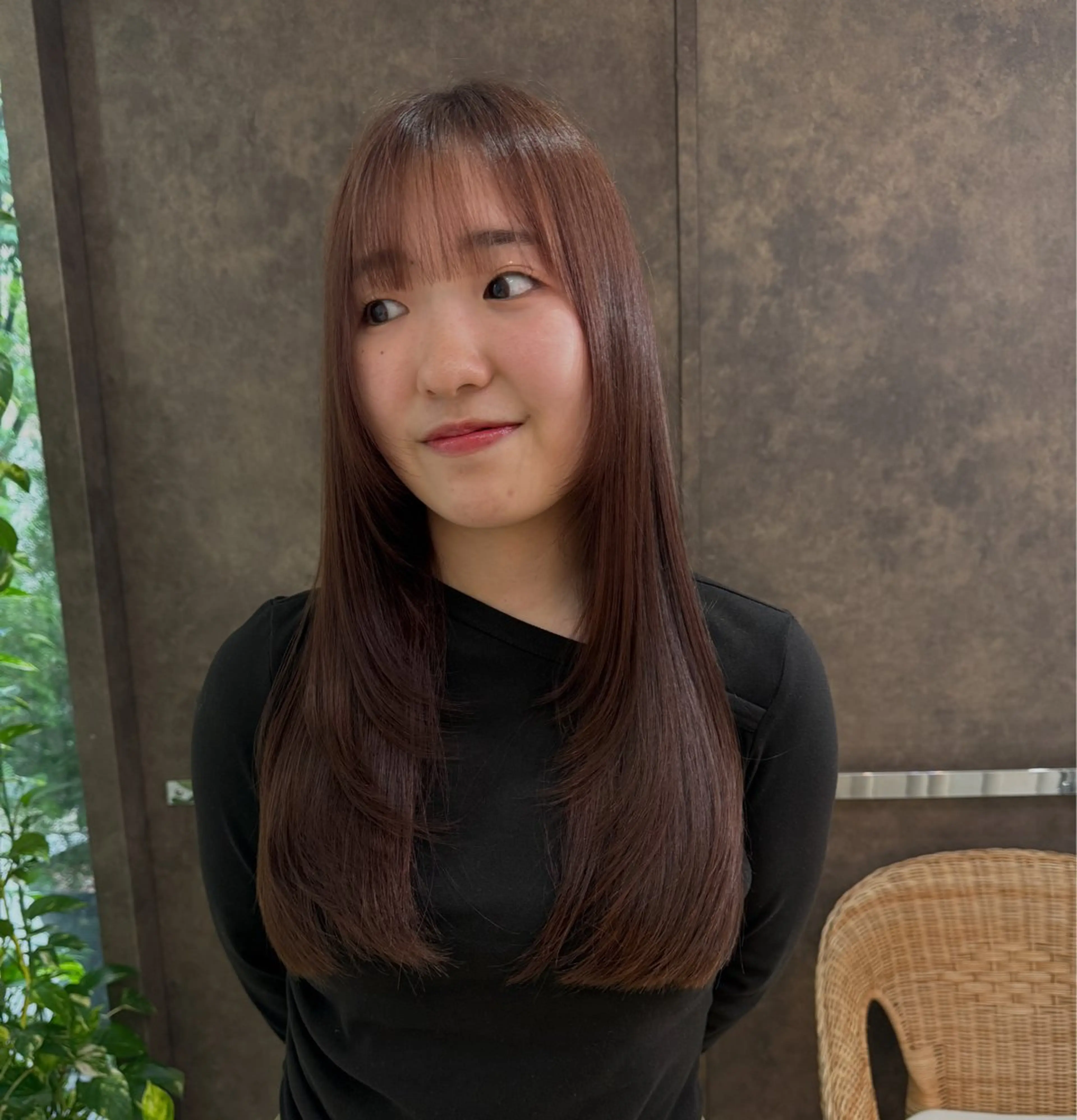 セミロング 似合わせスタイル☁️ 堀内志茉🍀のヘアスタイル