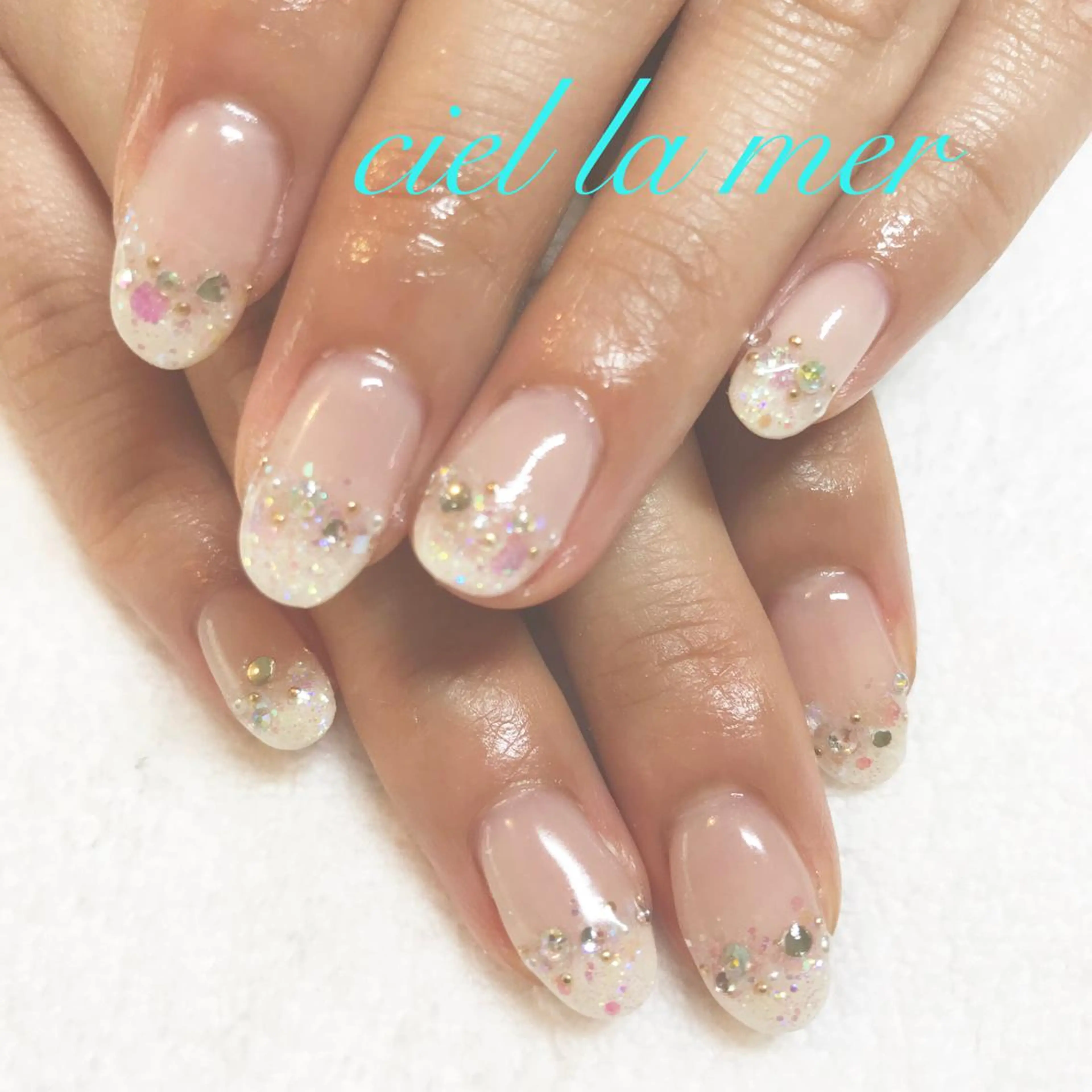ネイル ハンドネイル フットネイル ciel la merのネイルデザイン