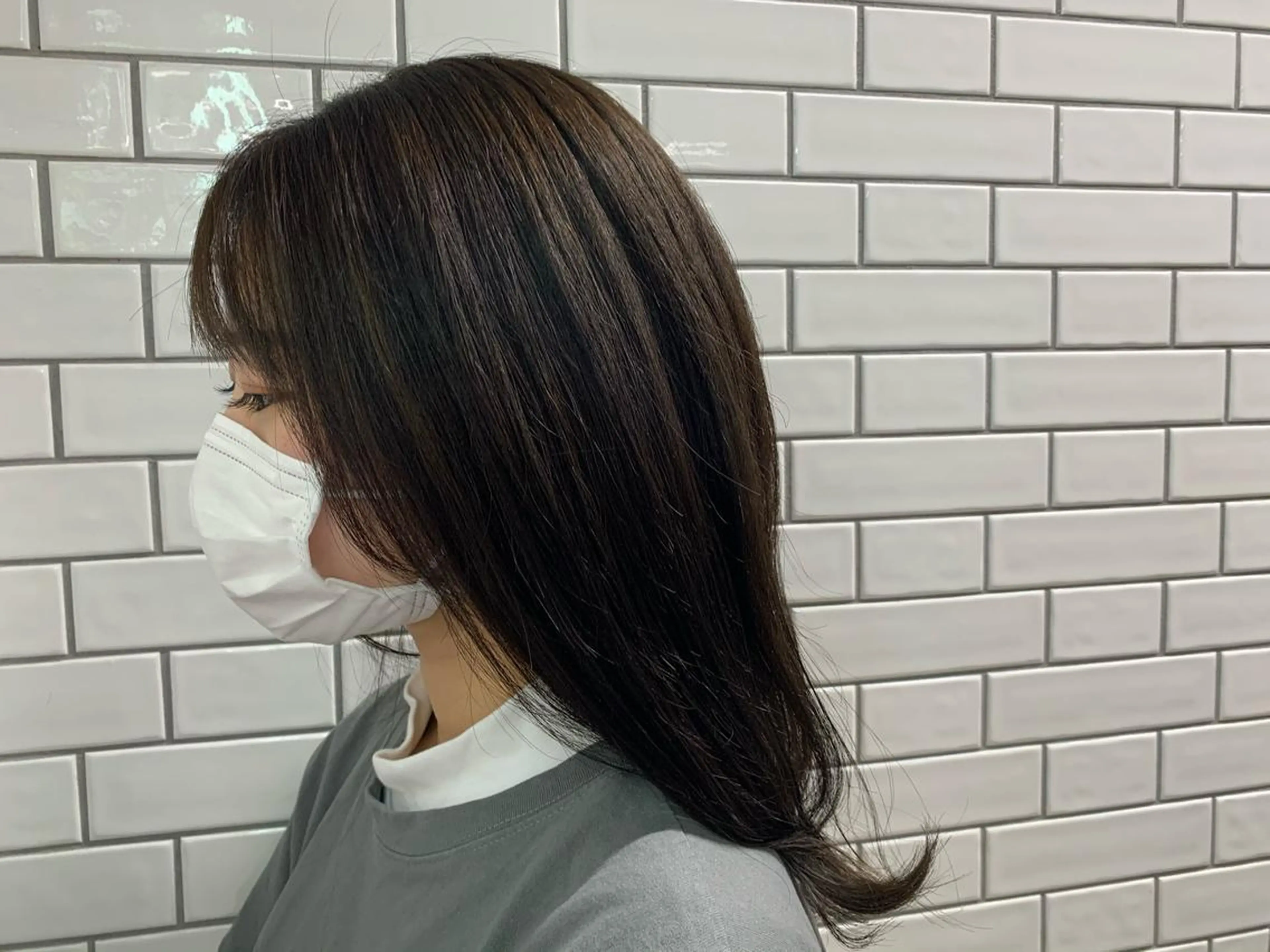 セミロング 💎艶髪💎縮毛矯正 /髪質改善/ひかるのヘアスタイル