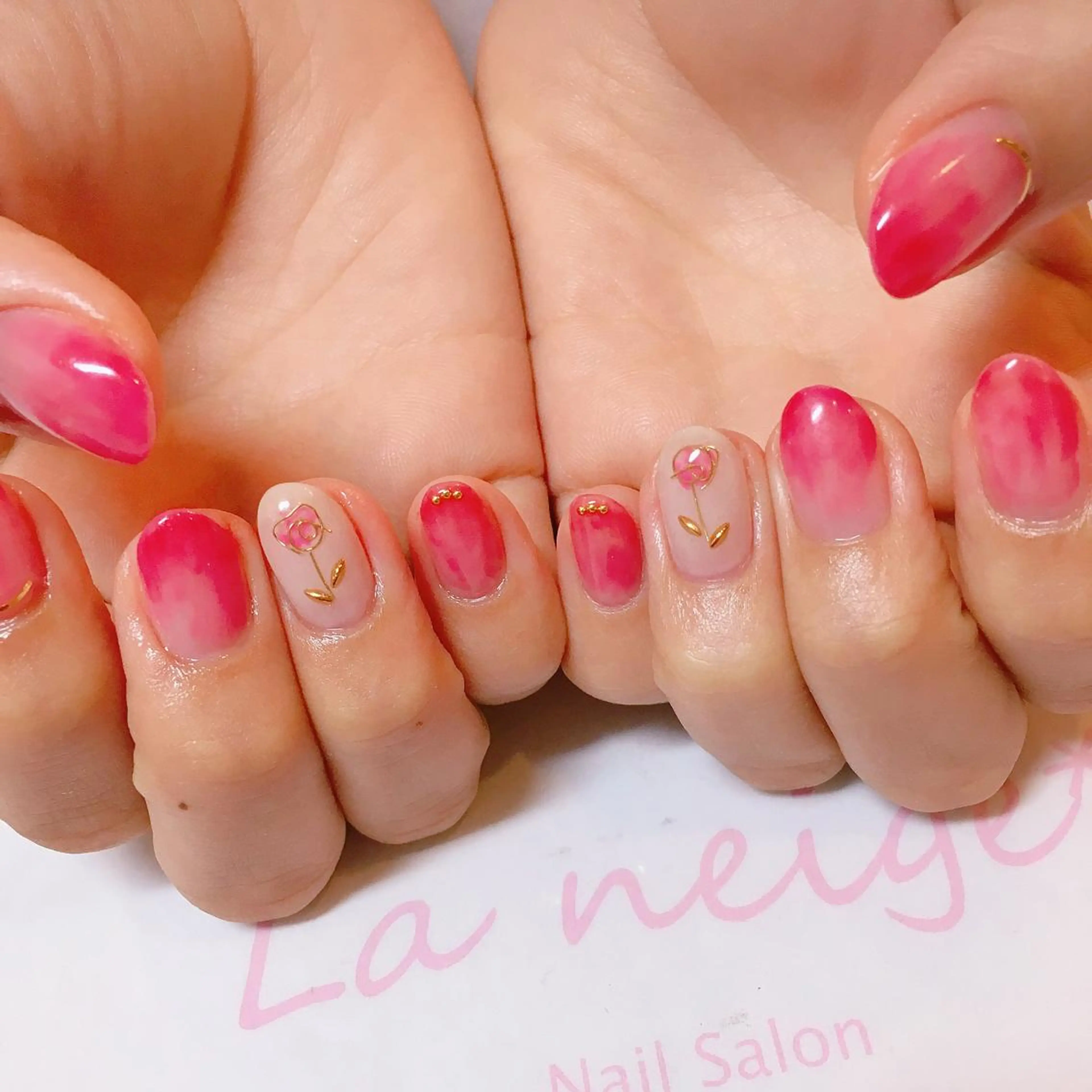 ネイル La neige* yuki 🐩🌙のネイルデザイン