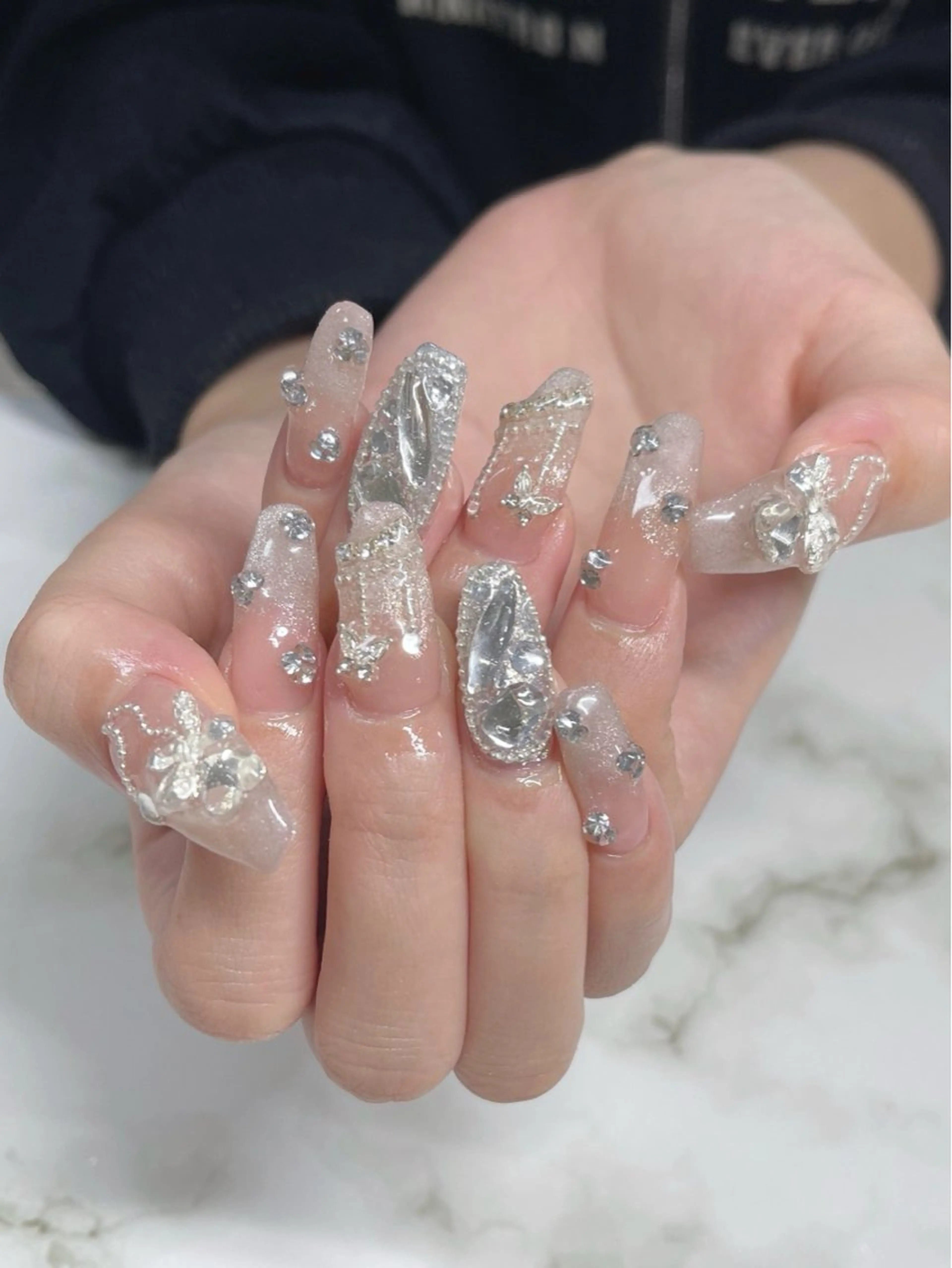 ネイル ジェルネイル マグネットネイル R@nail🫧町田 🫧らんのネイルデザイン