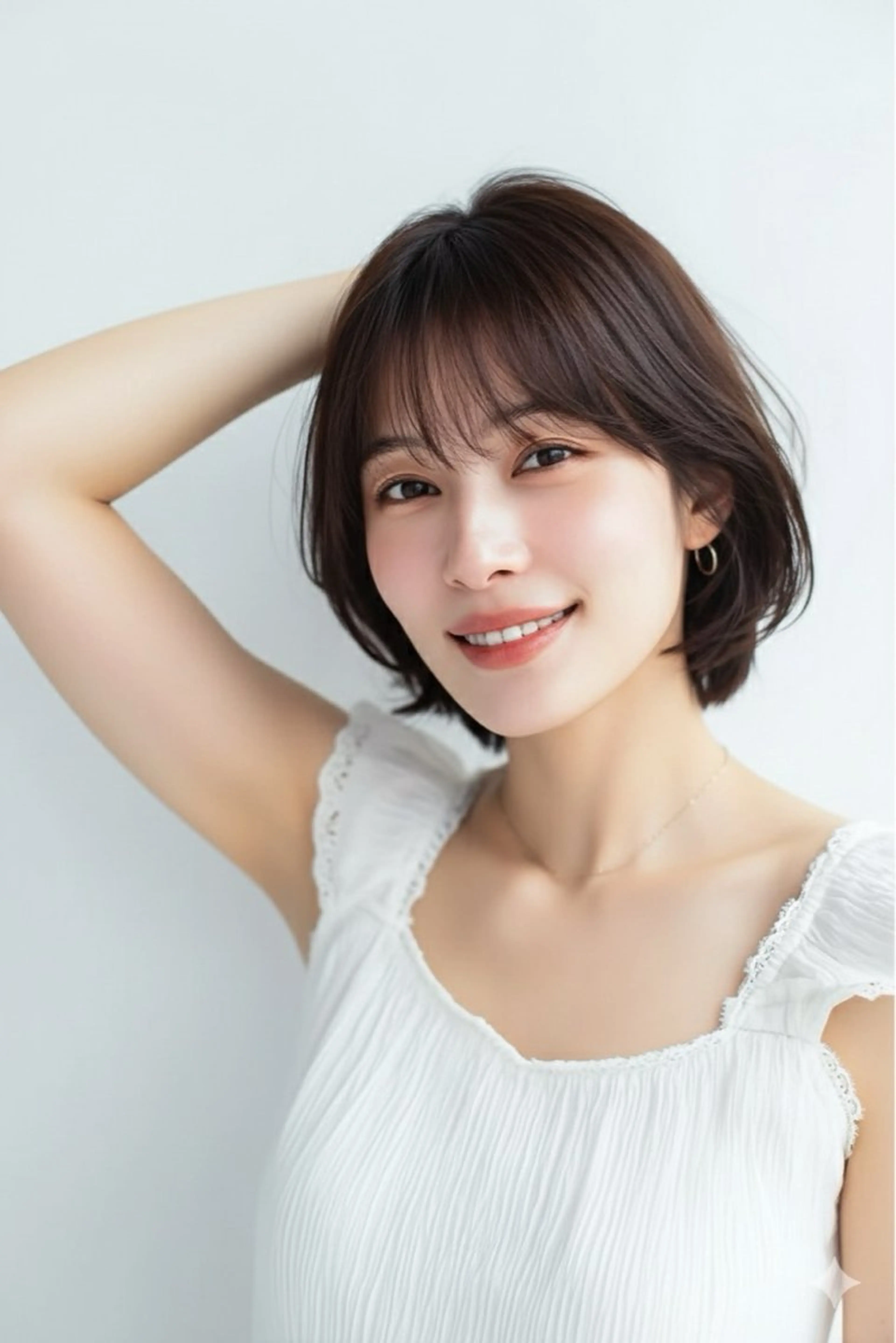 ショート カット ヘアカラー トリートメント ヘッドスパ ヘアセット リベルテ 渋谷のヘアスタイル