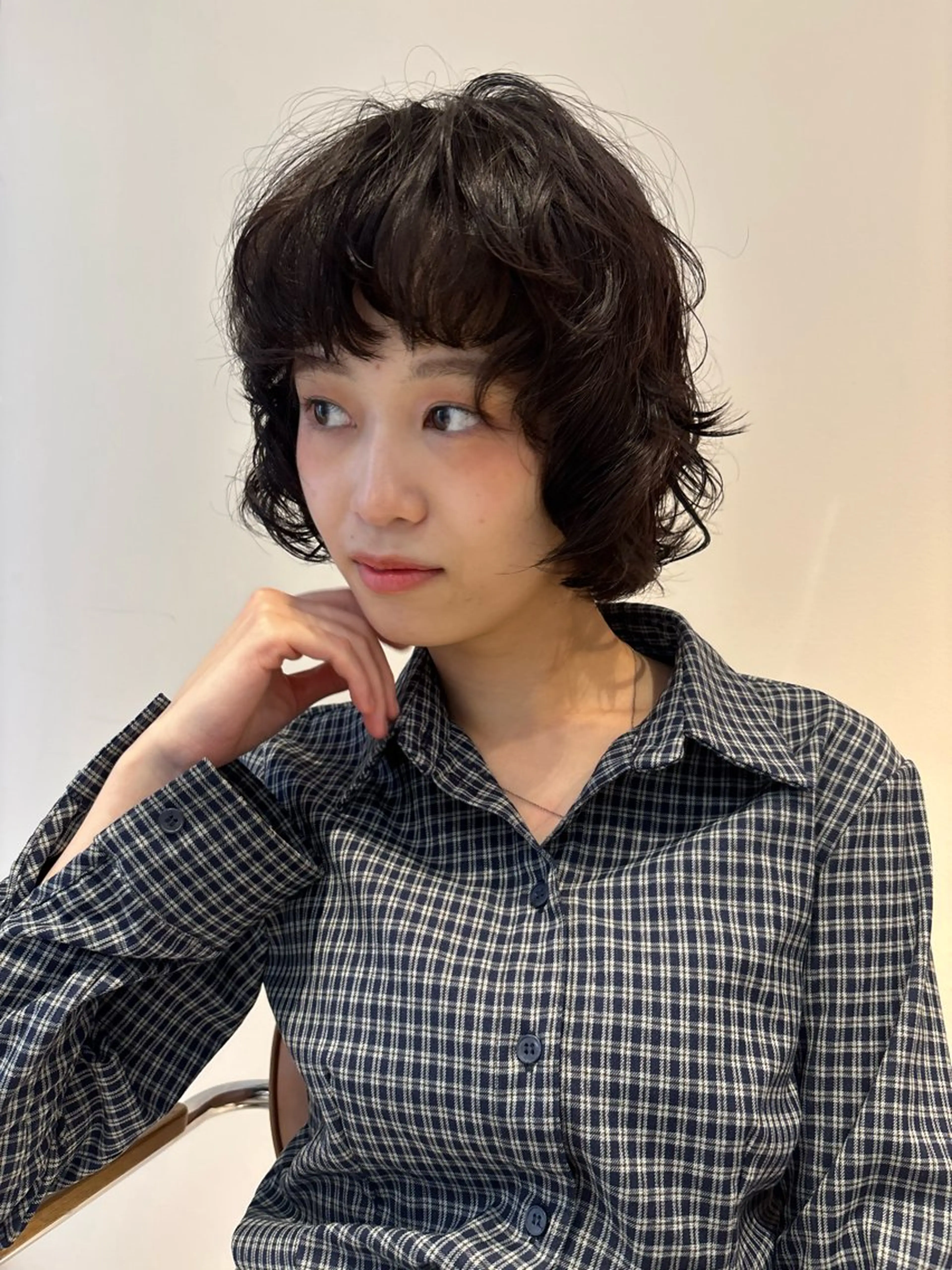 ショート パーマ ブリーチなしカラー/ パーマ/おとは🦖♡のヘアスタイル