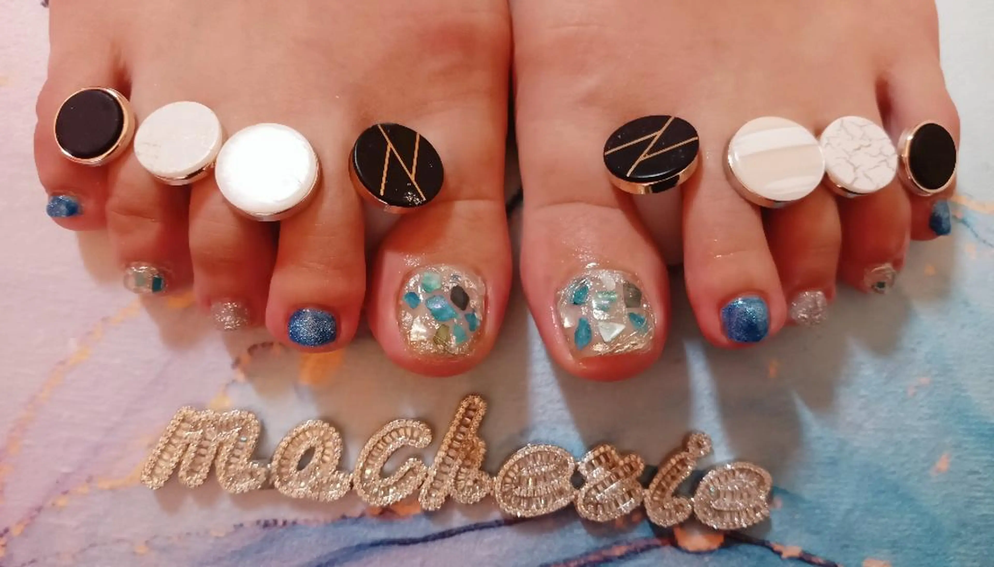 ネイル フットネイル フットネイル Nail Salon macherieのネイルデザイン