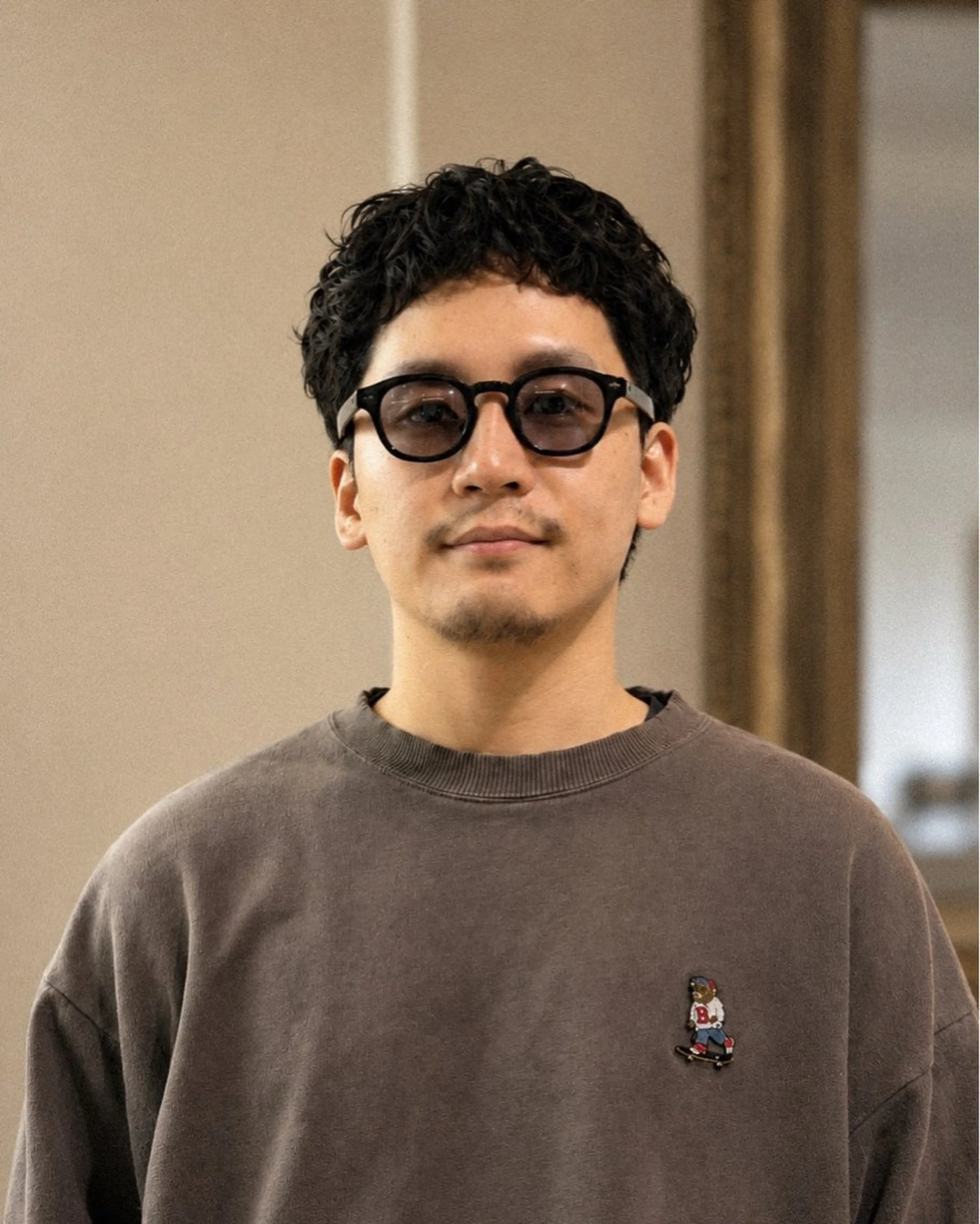 ショート パーマ メンズ カット パーマ トリートメント 丸山飛鳥/メンズ パーマ特化/千歳烏山のヘアスタイル
