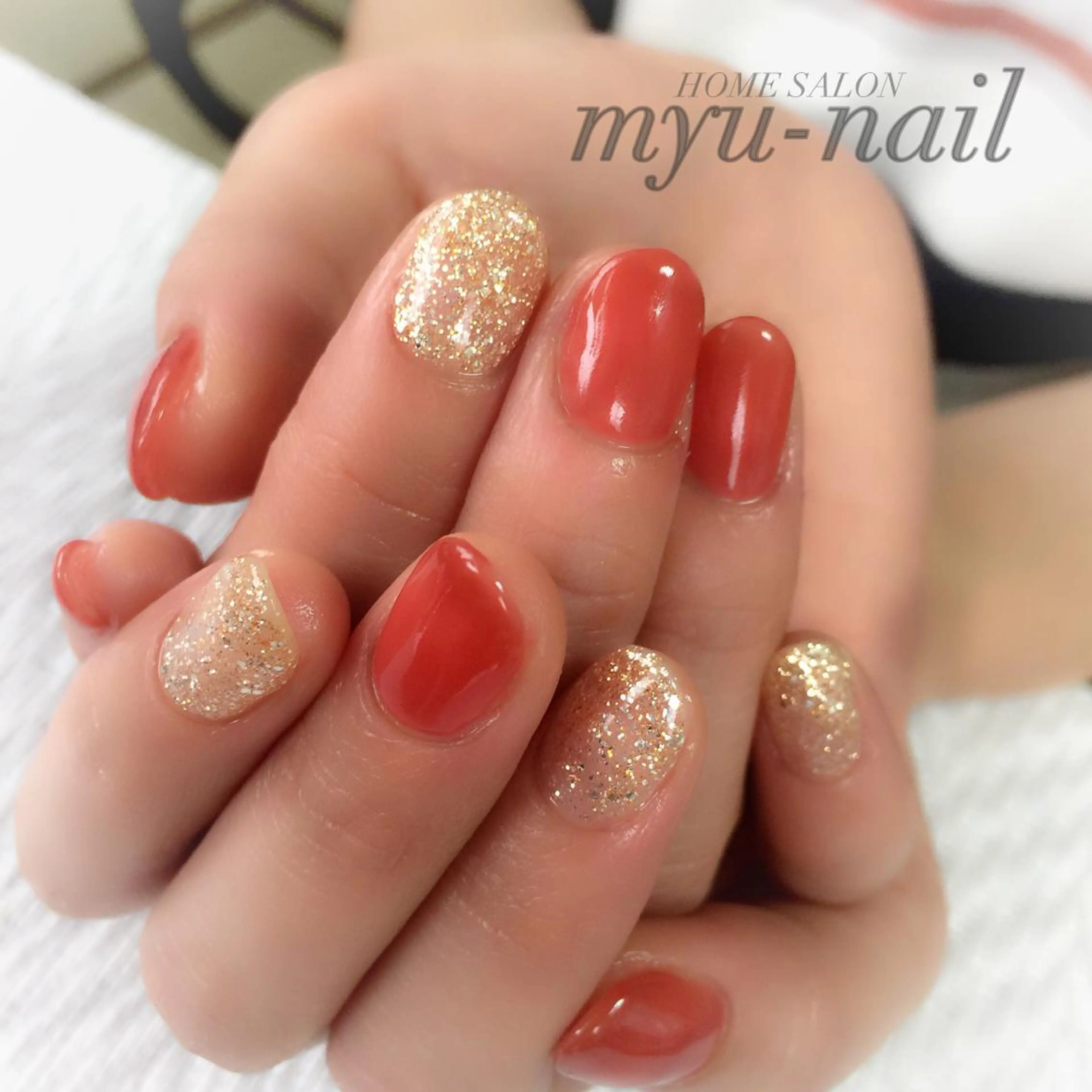 ネイル ハンドネイル ホームサロン myu-nailのネイルデザイン
