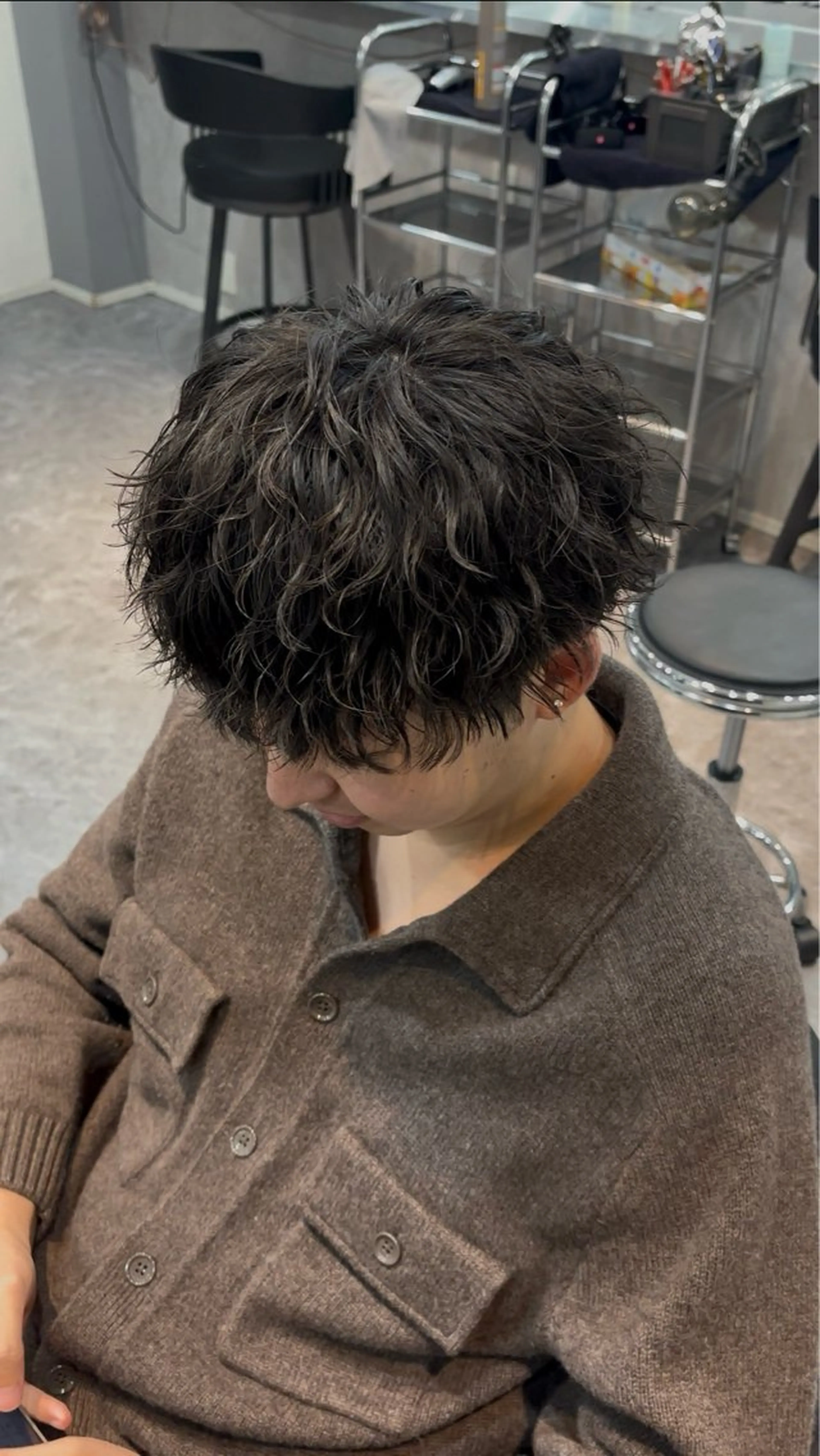 ショート カット パーマ 石井希武/学芸大学/ パーマ/縮毛矯正のヘアスタイル