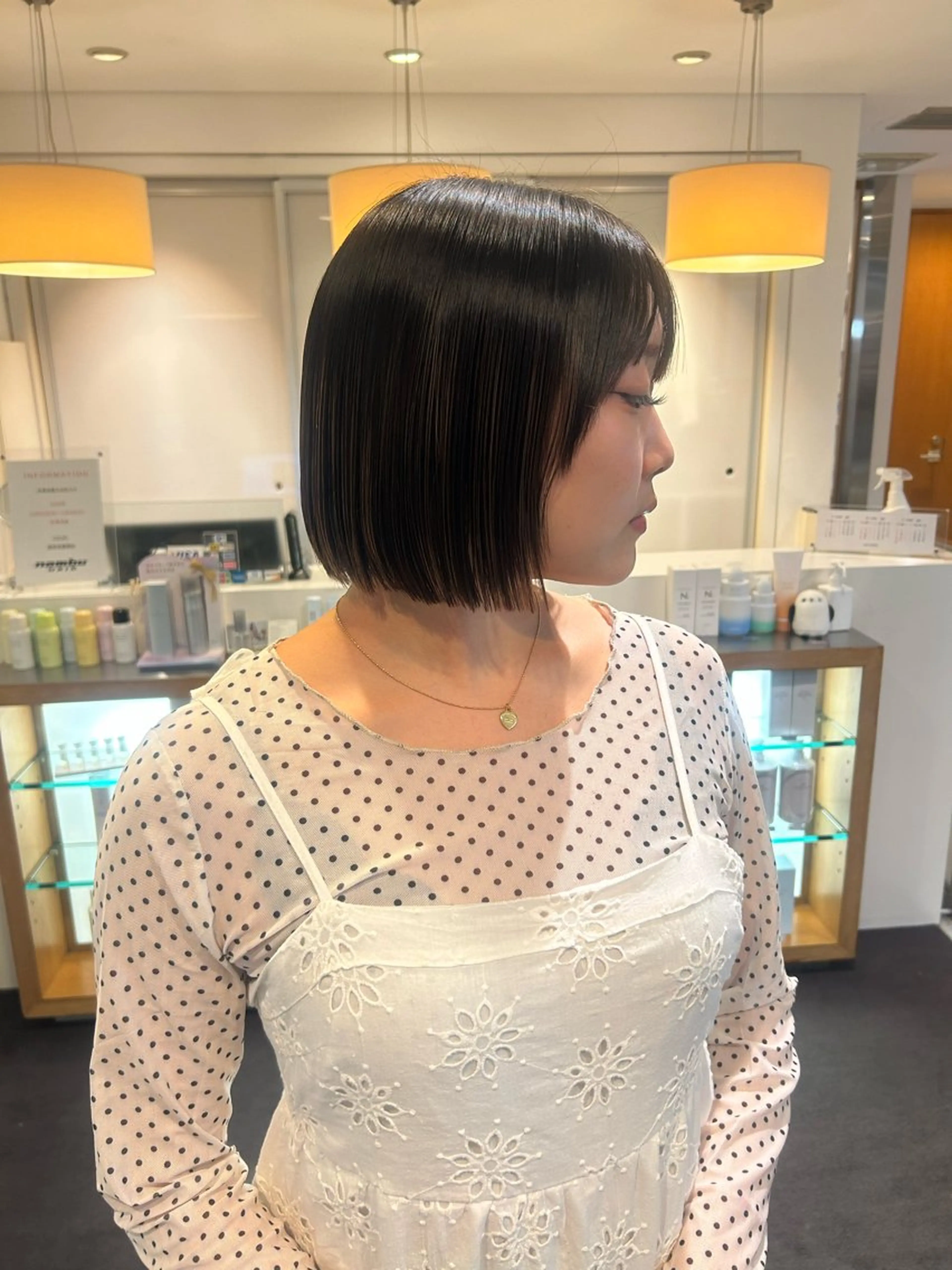 ミディアム ボブ 宮本 果凜のヘアスタイル