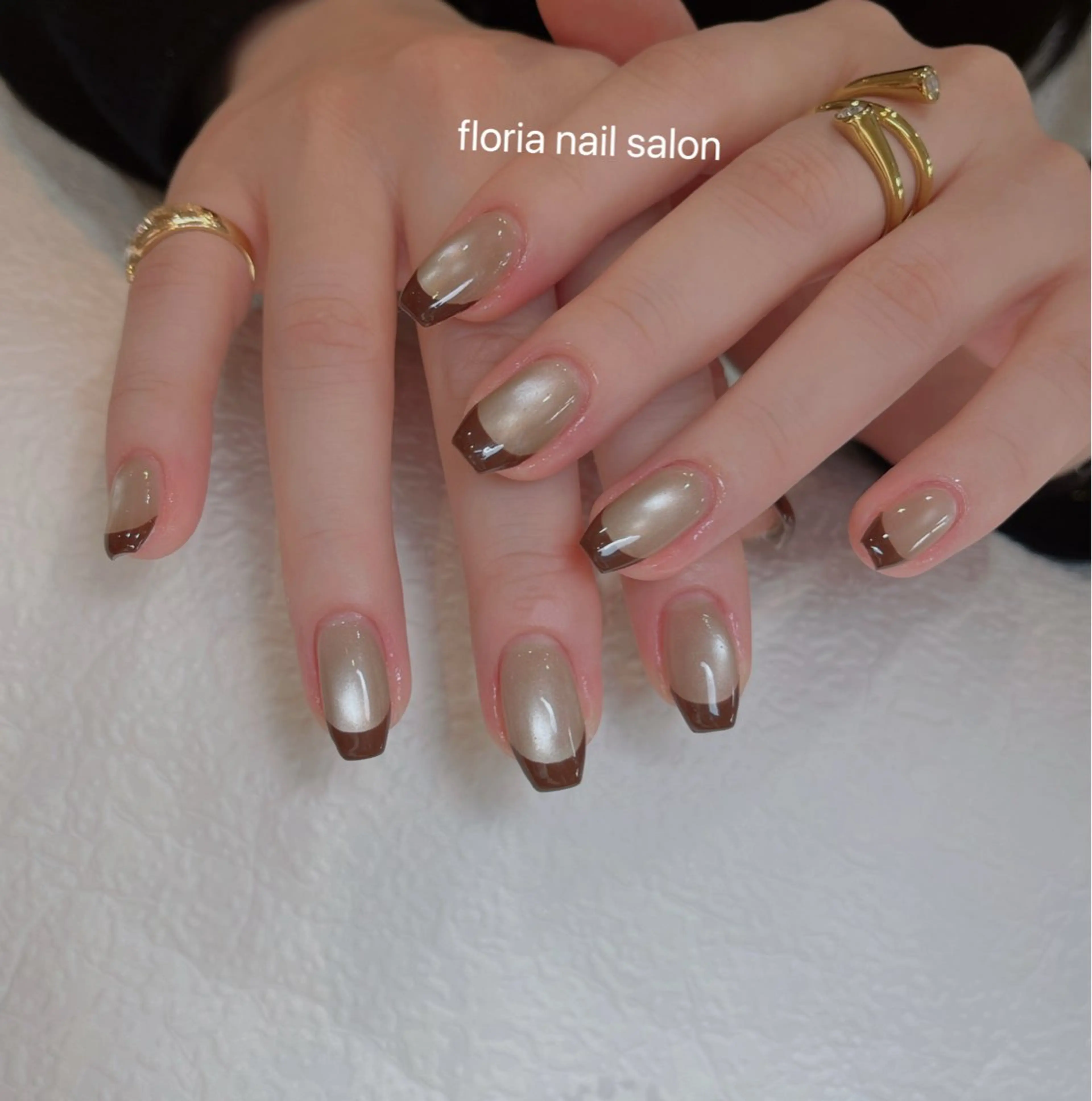 マグネットベース色➕先端フレンチ(オフ代600円)の写真