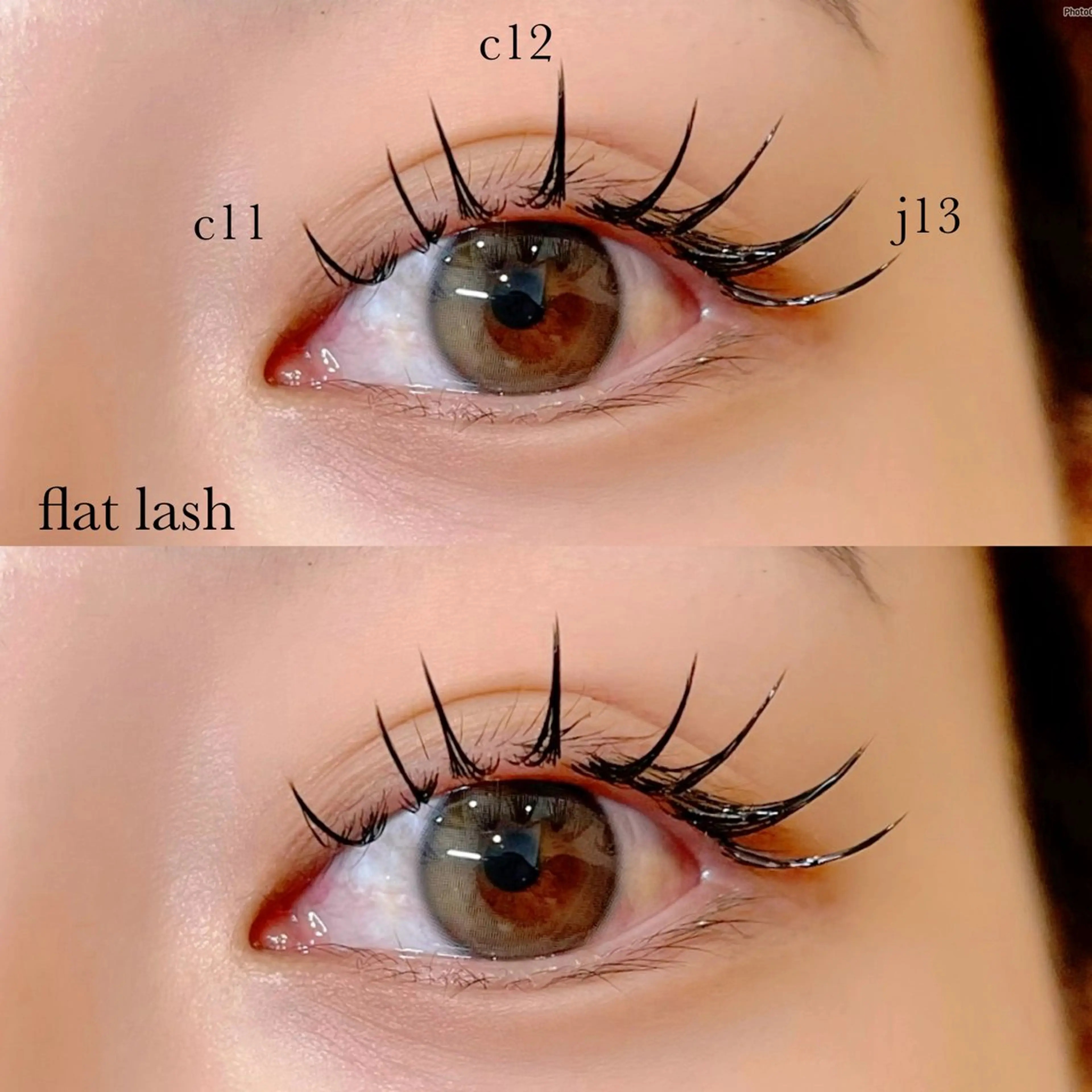 マツエク・マツパ 束感まつ毛 フラットラッシュ ナチュラル マツエク 束間まつ毛　MOMO 【指名率No.1✨】のマツエク・マツパデザイン