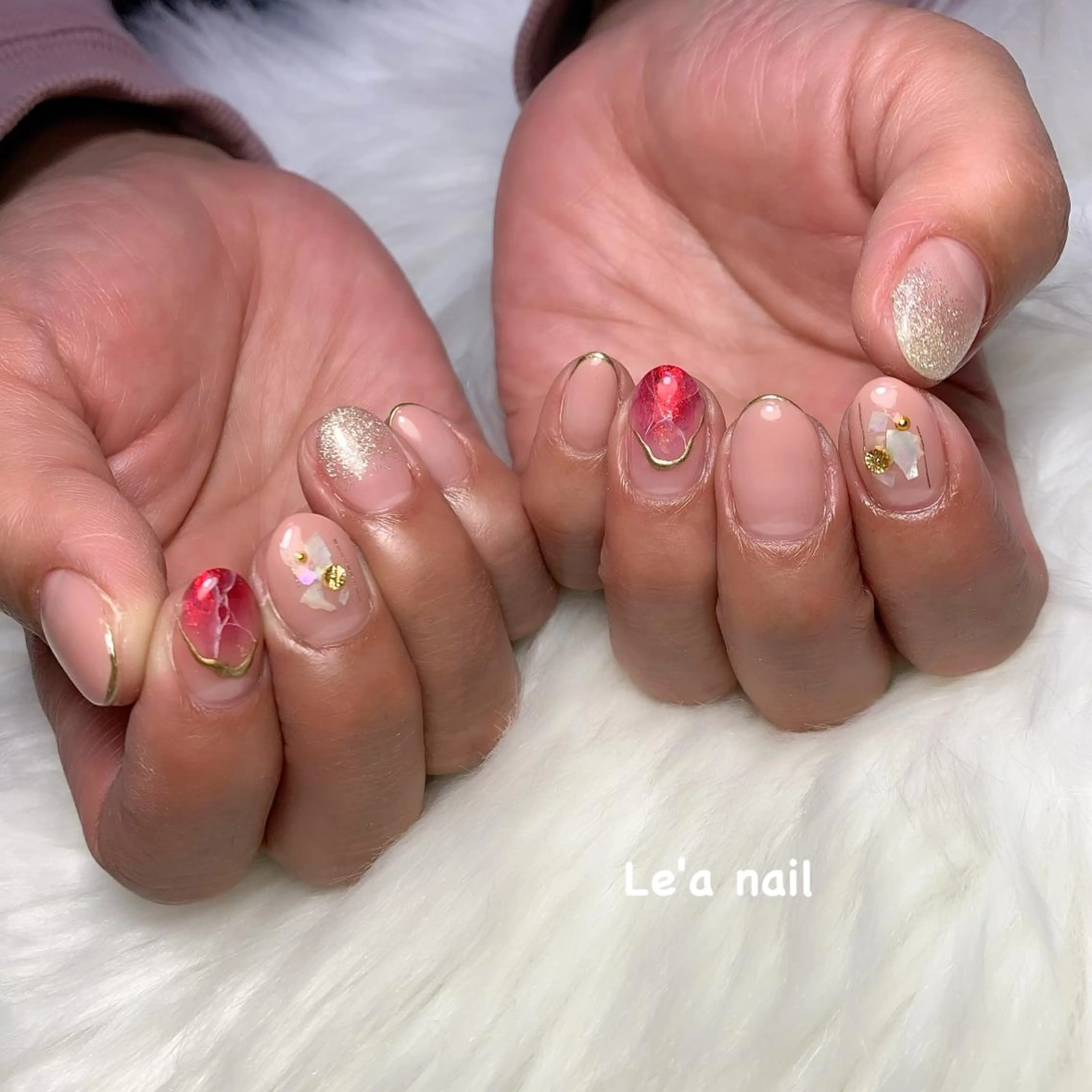 ネイル ハンドネイル 'mm  (ミリ) ＭＡＮＡＭＩのネイルデザイン