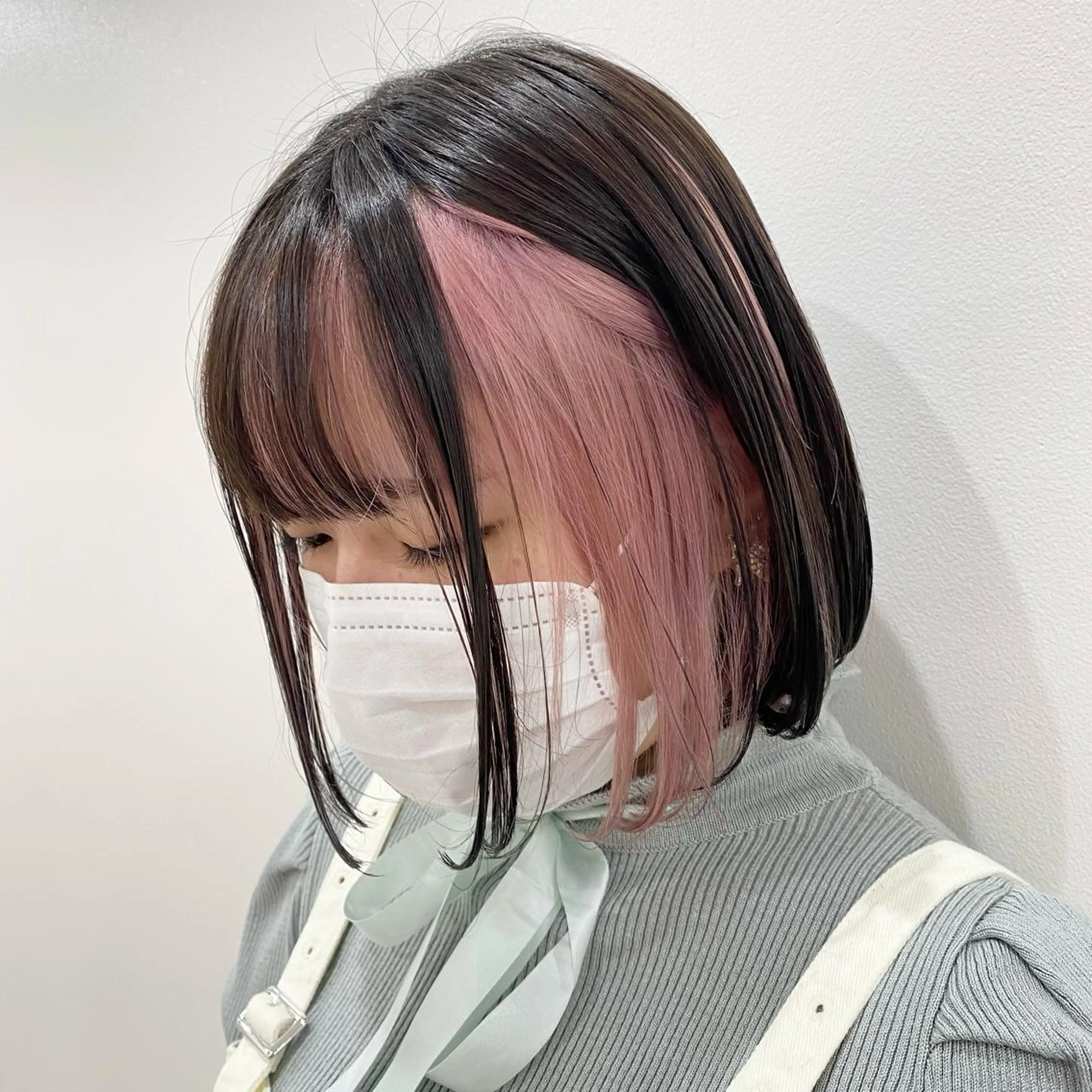 ショート カラー マンツーマン女性 美容師 奏のヘアスタイル