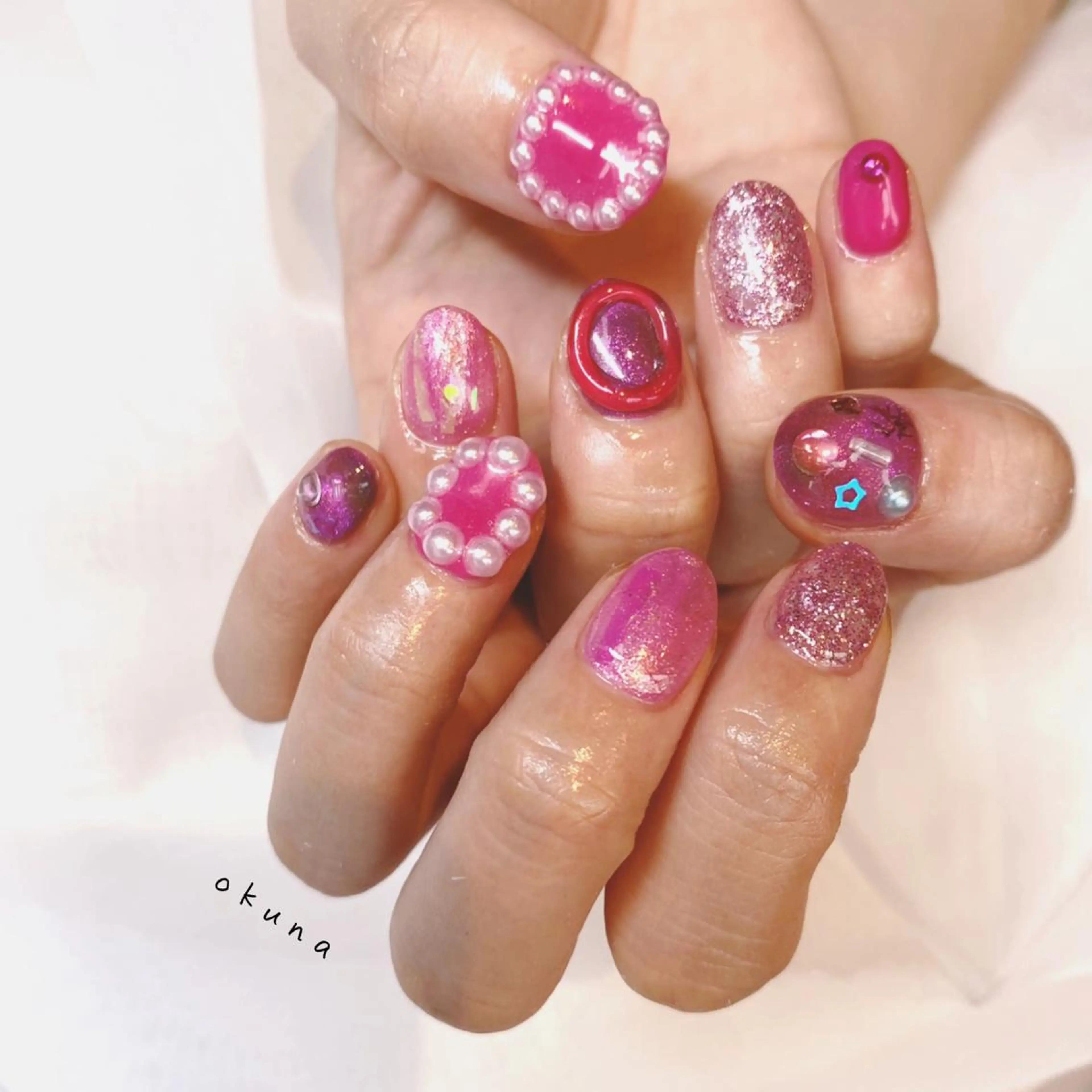 ネイル ニュアンスネイル パンチャパンチャ ネイルサロンのネイルデザイン