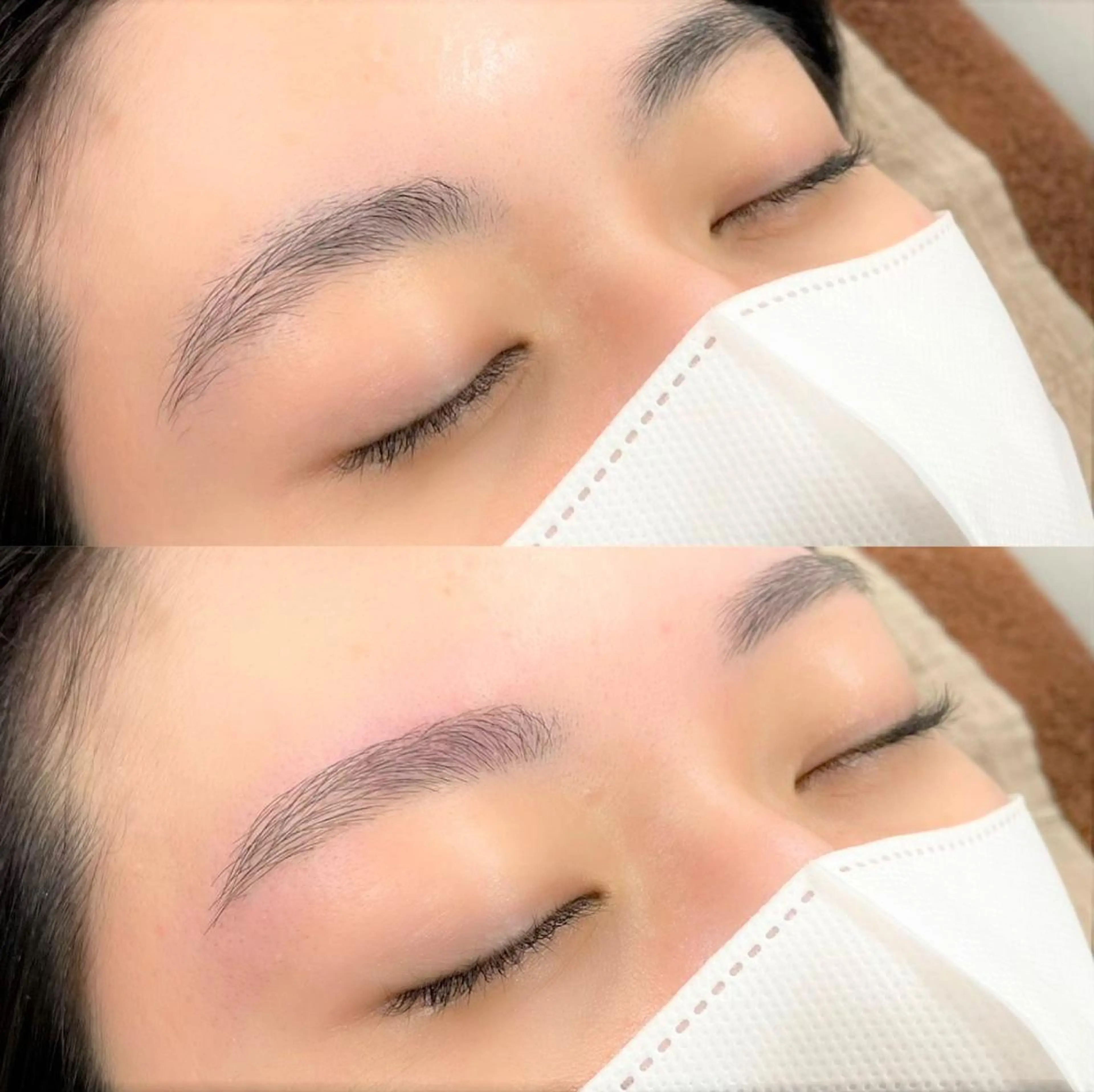 アイブロウWAX脱毛無料モデルの写真