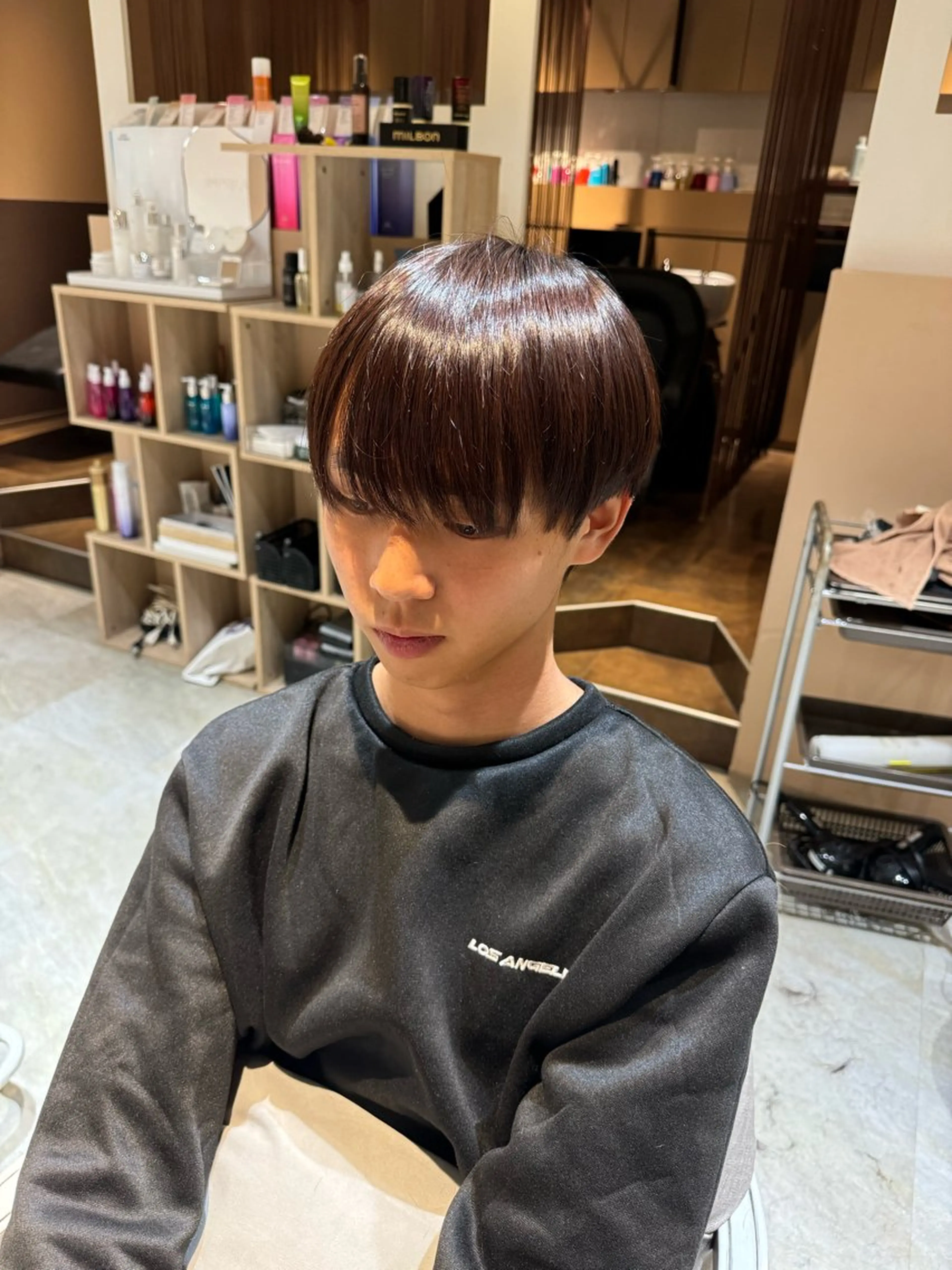 メンズ マッシュウルフ マッシュ メンズウルフカット ウルフカット Fizelle福島 Honokaのヘアスタイル