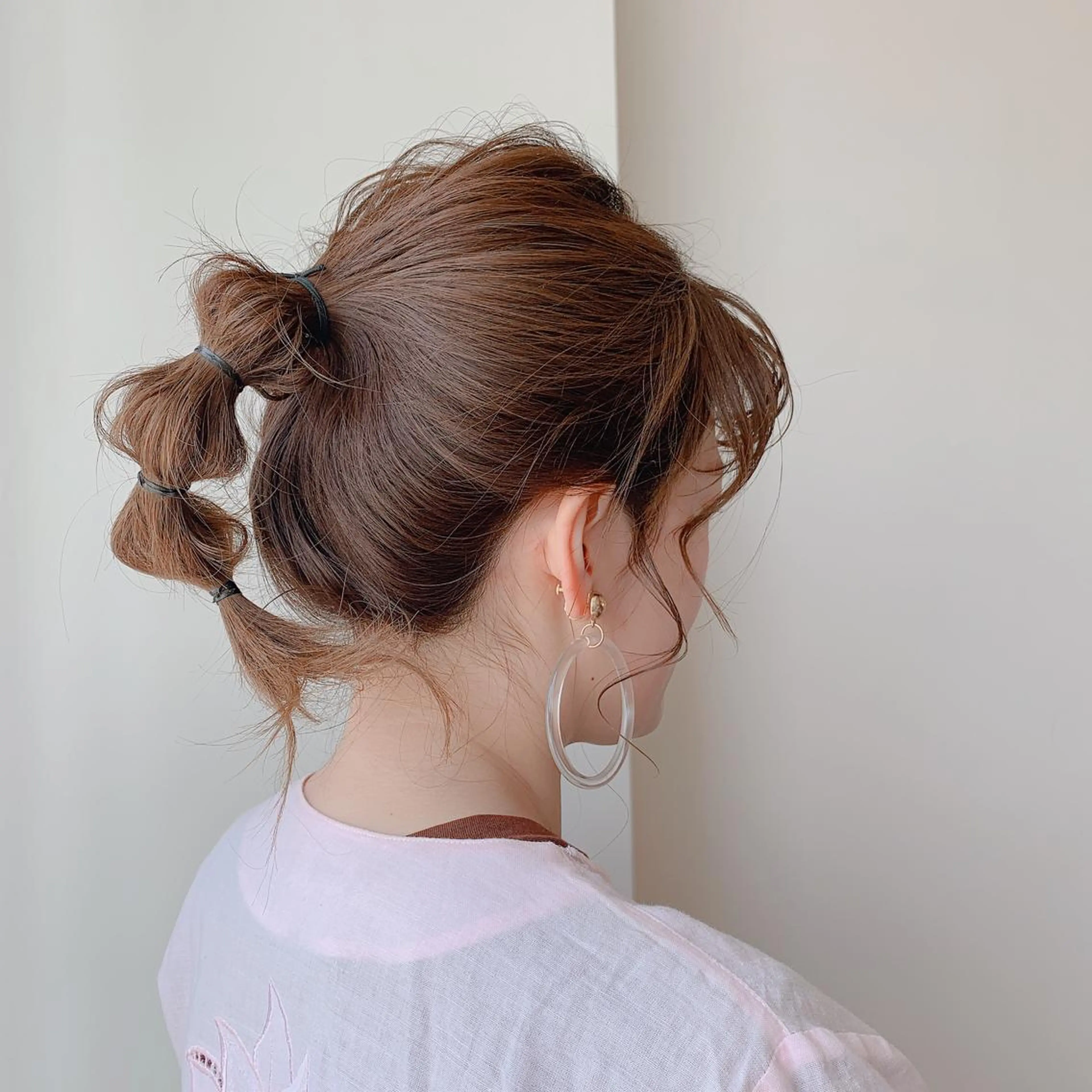 セミロング ヘアアレンジ ボブウルフ／ボブ Satsuki【名駅のヘアスタイル