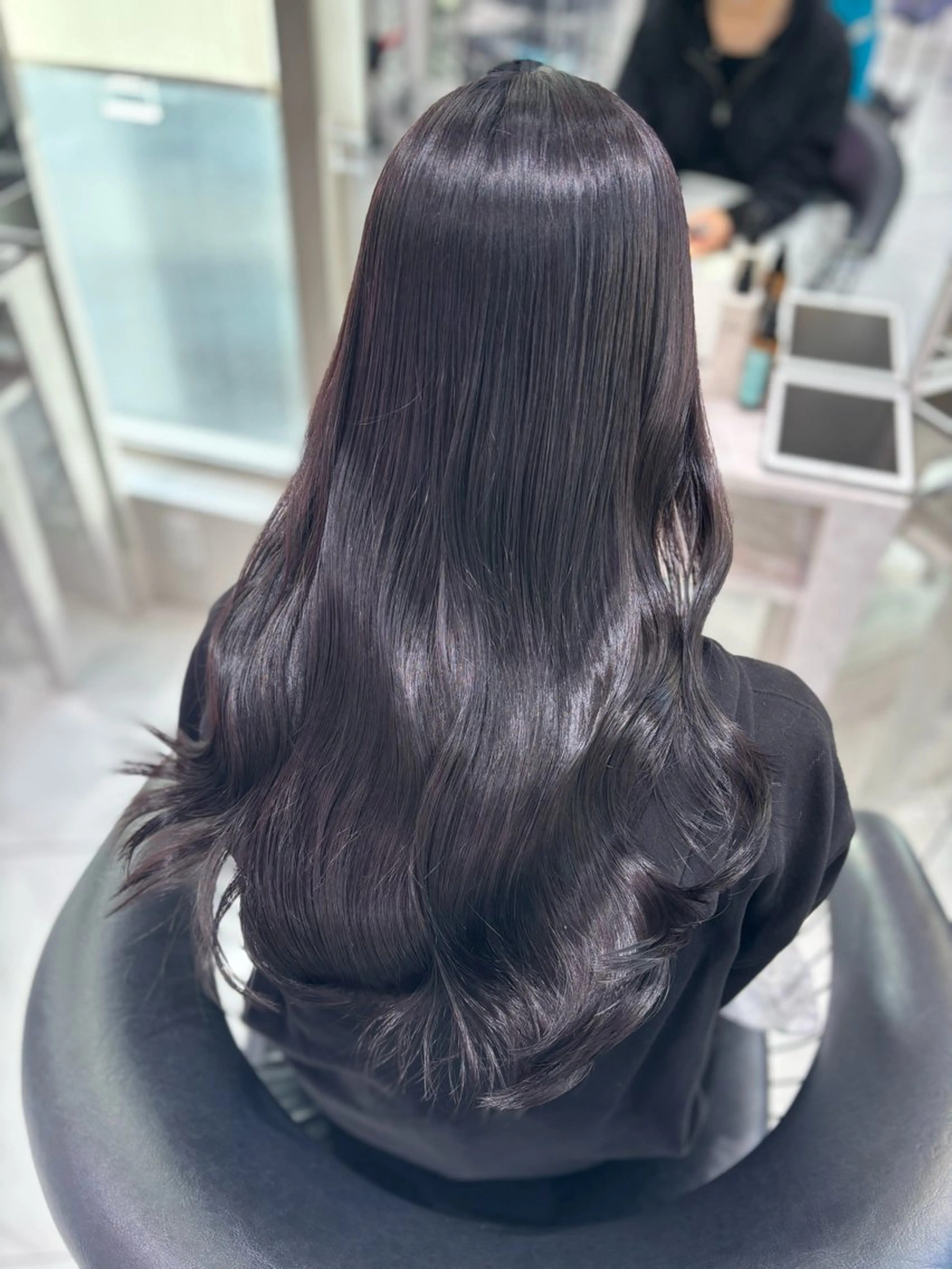 ロング Rin/寒色系カラー 🦋/うる艶ヘア🫧のヘアスタイル