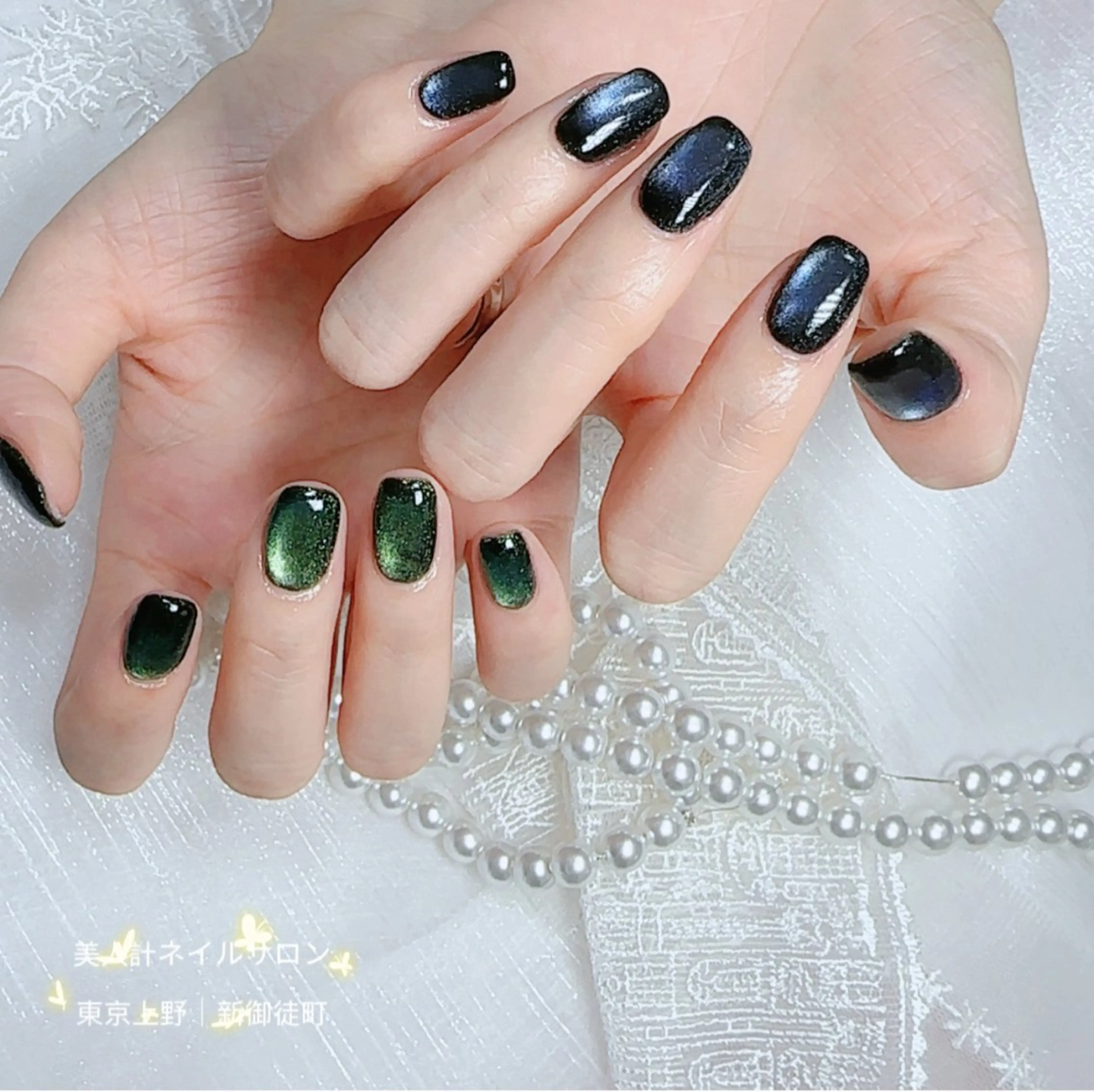 ネイル マグネットネイル ハンドネイル 中山 美月のネイルデザイン