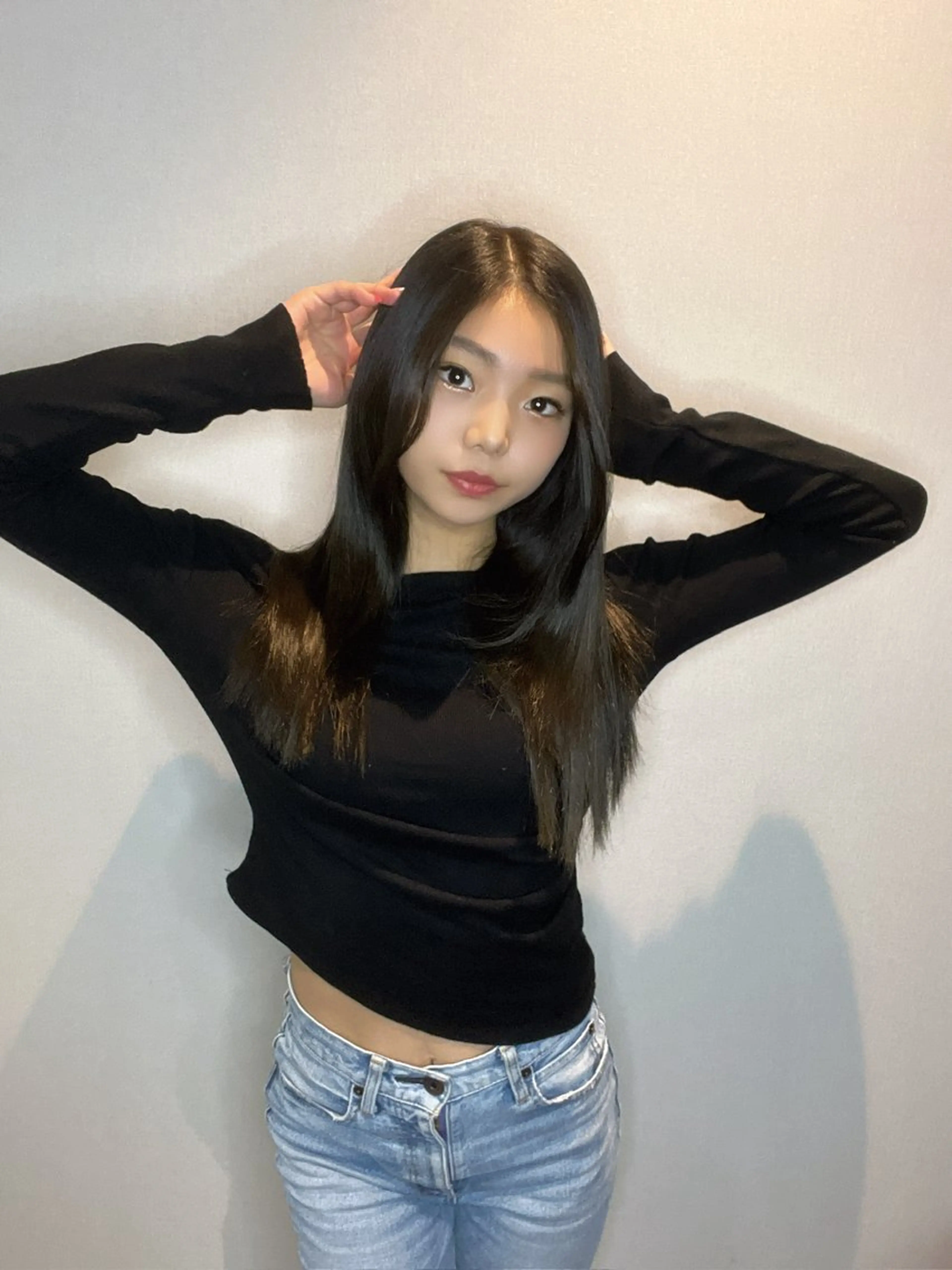 セミロング トリートメント 髪質改善/shuki 韓国/代表取締役のヘアスタイル