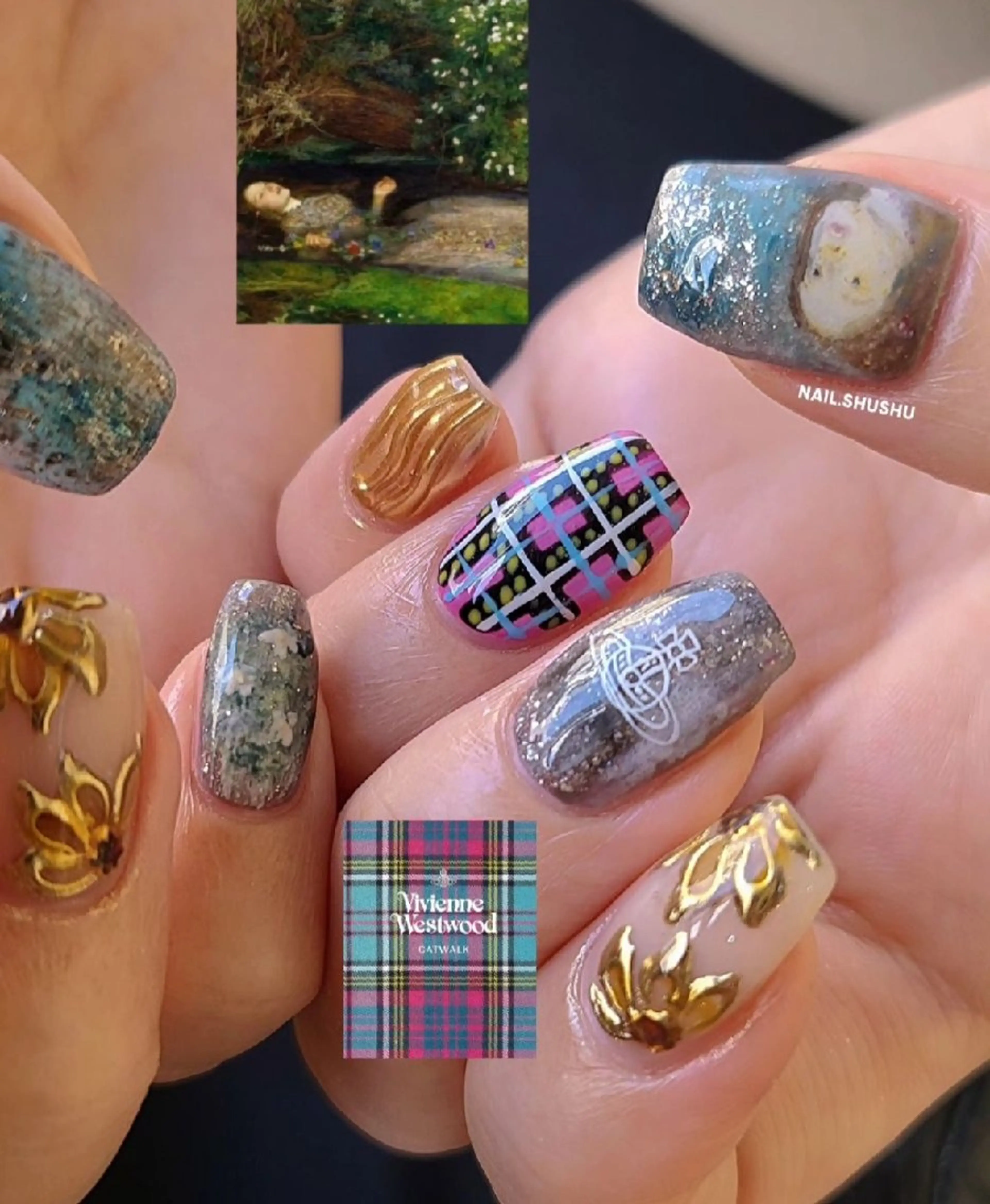 ネイル 3dパーツ/流行り 👧shushu❤️のネイルデザイン