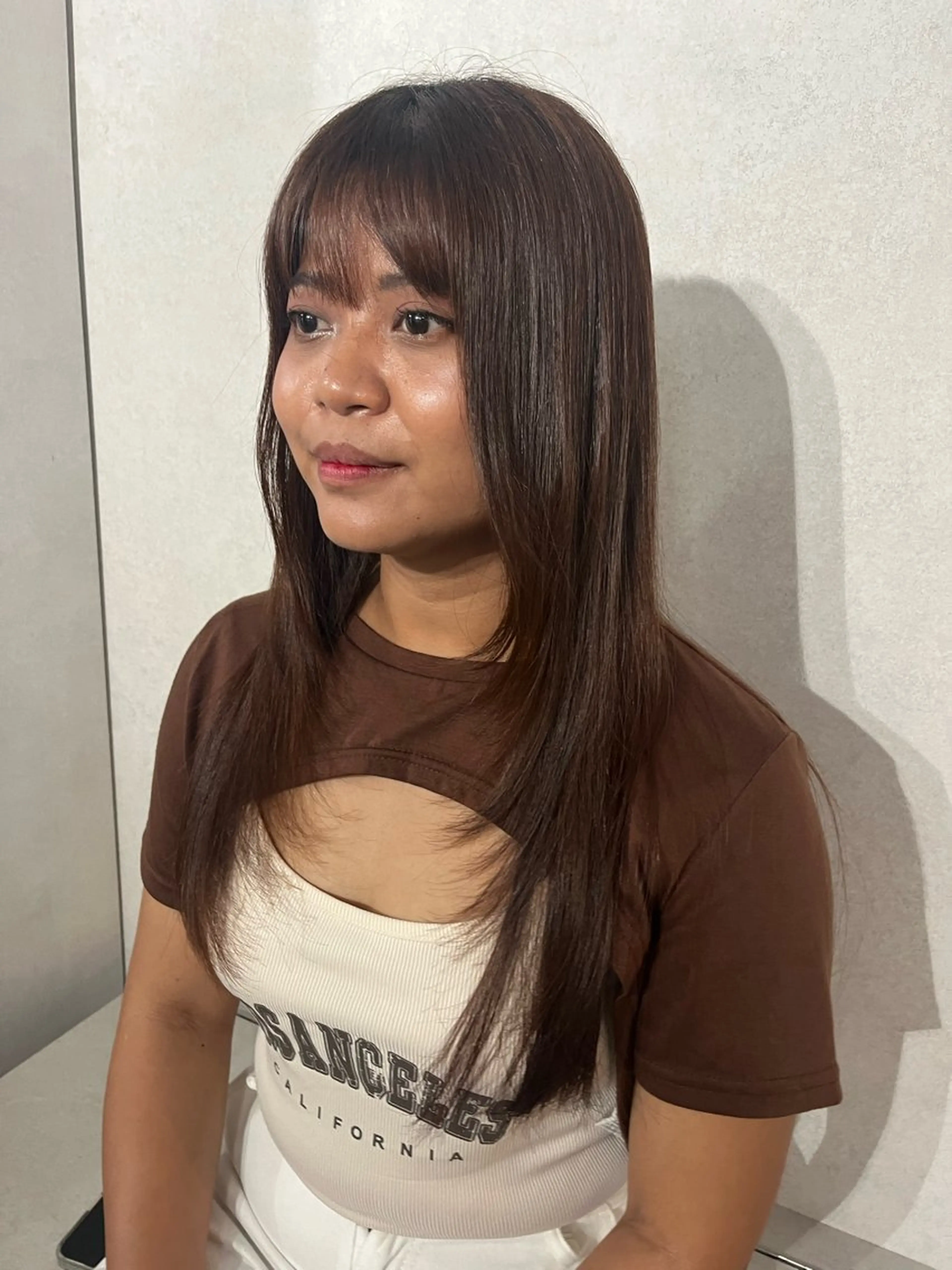 ロング レイヤーカット anon Loemのヘアスタイル