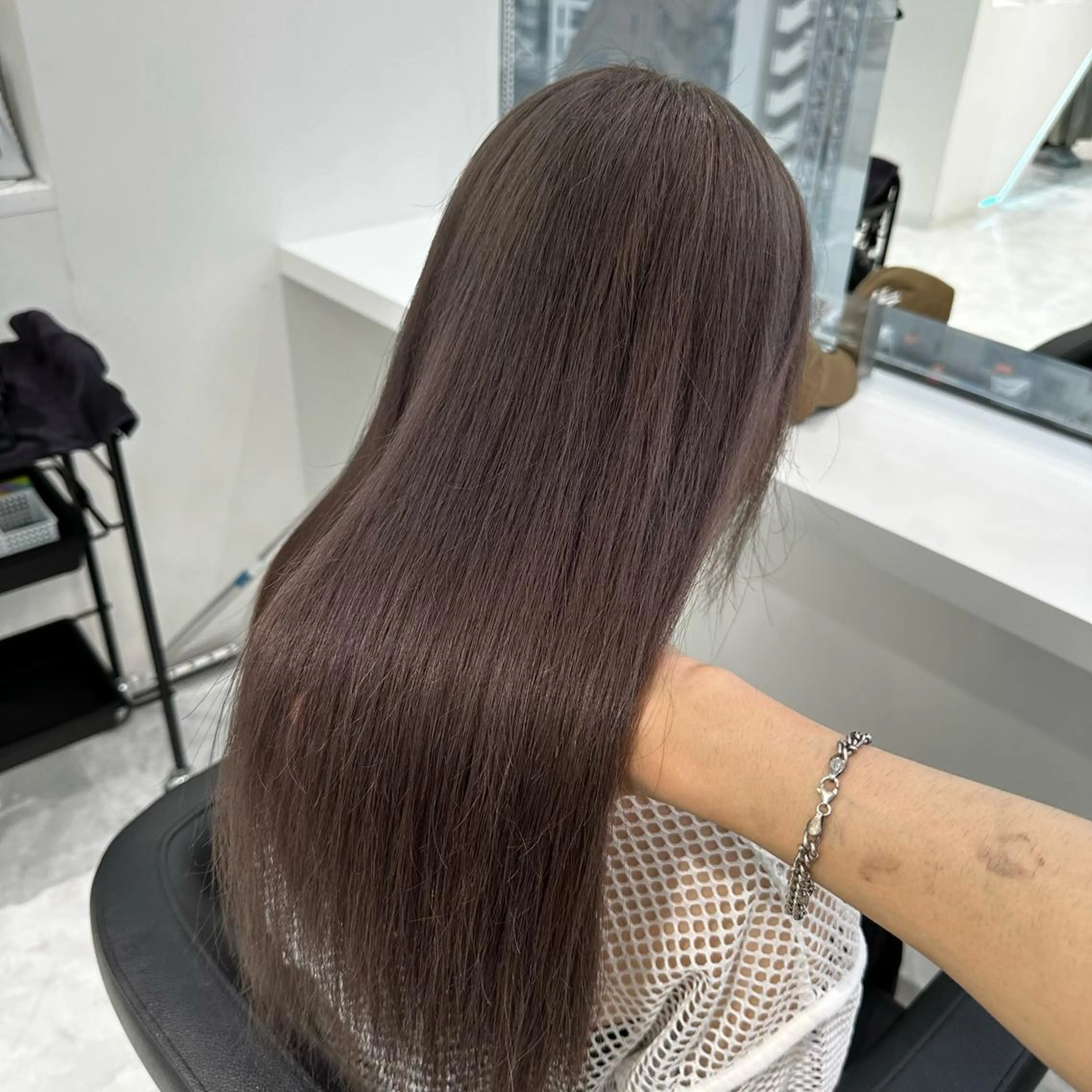 セミロング カラー ヘアカラー ♡上品韓国髪♡ブラ ウン/SAYATOのヘアスタイル