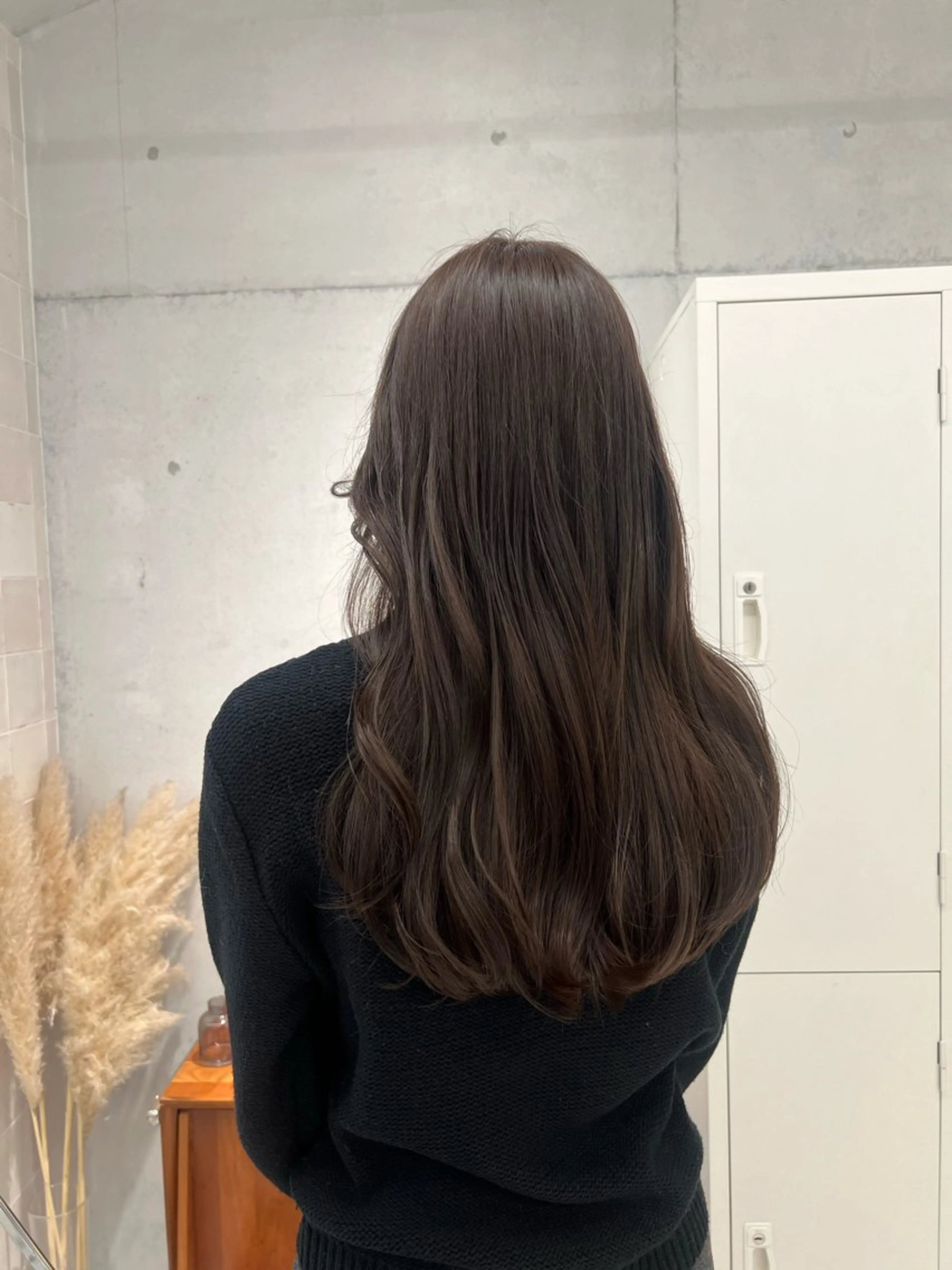 ロング カラー ブラウンカラー 透明感カラー ラベンダーカラー 韓国ヘア☁️ mitsukiのヘアスタイル