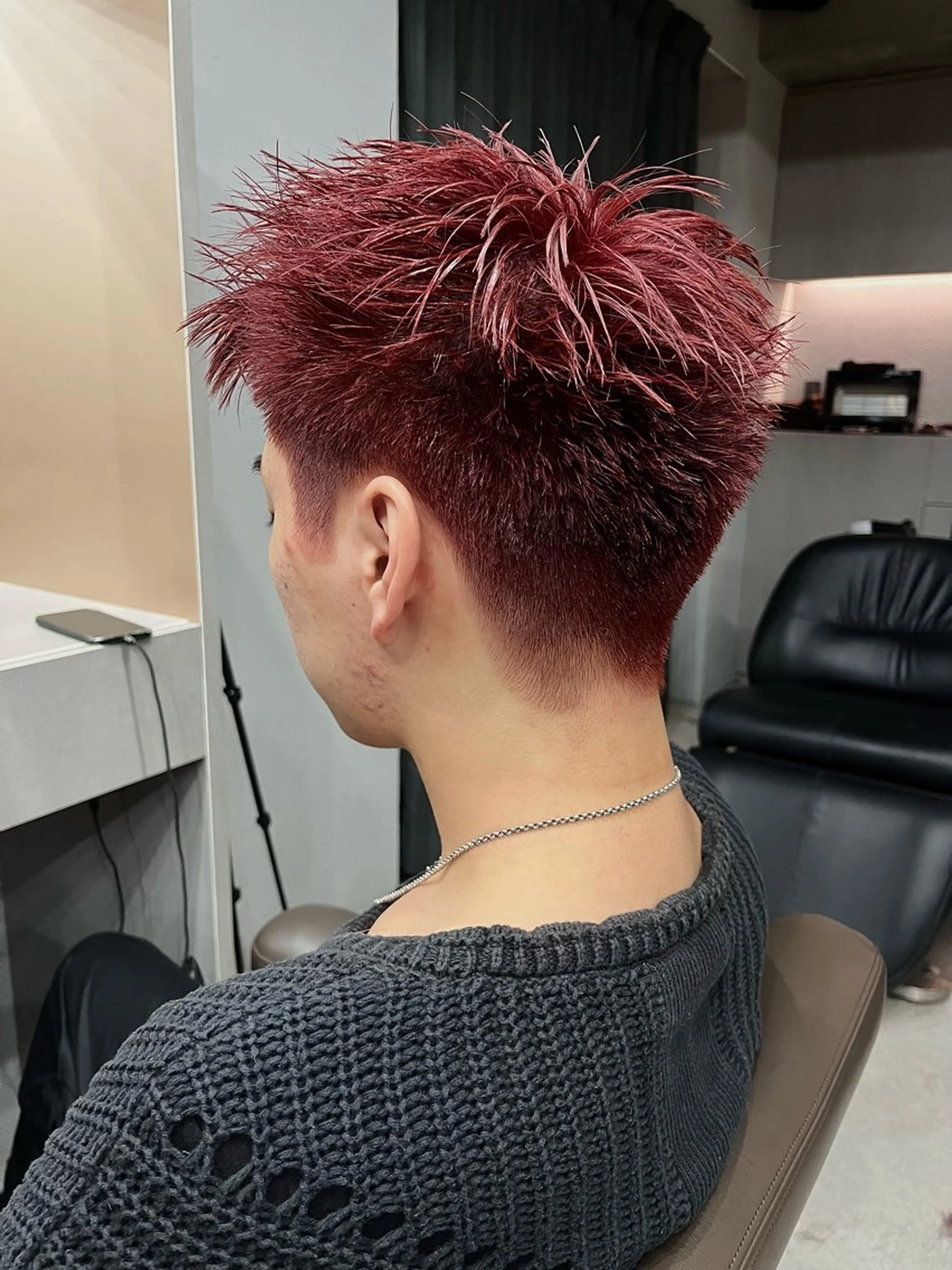 カラー 縮毛矯正/スパイラル パーマ/表参道のヘアスタイル