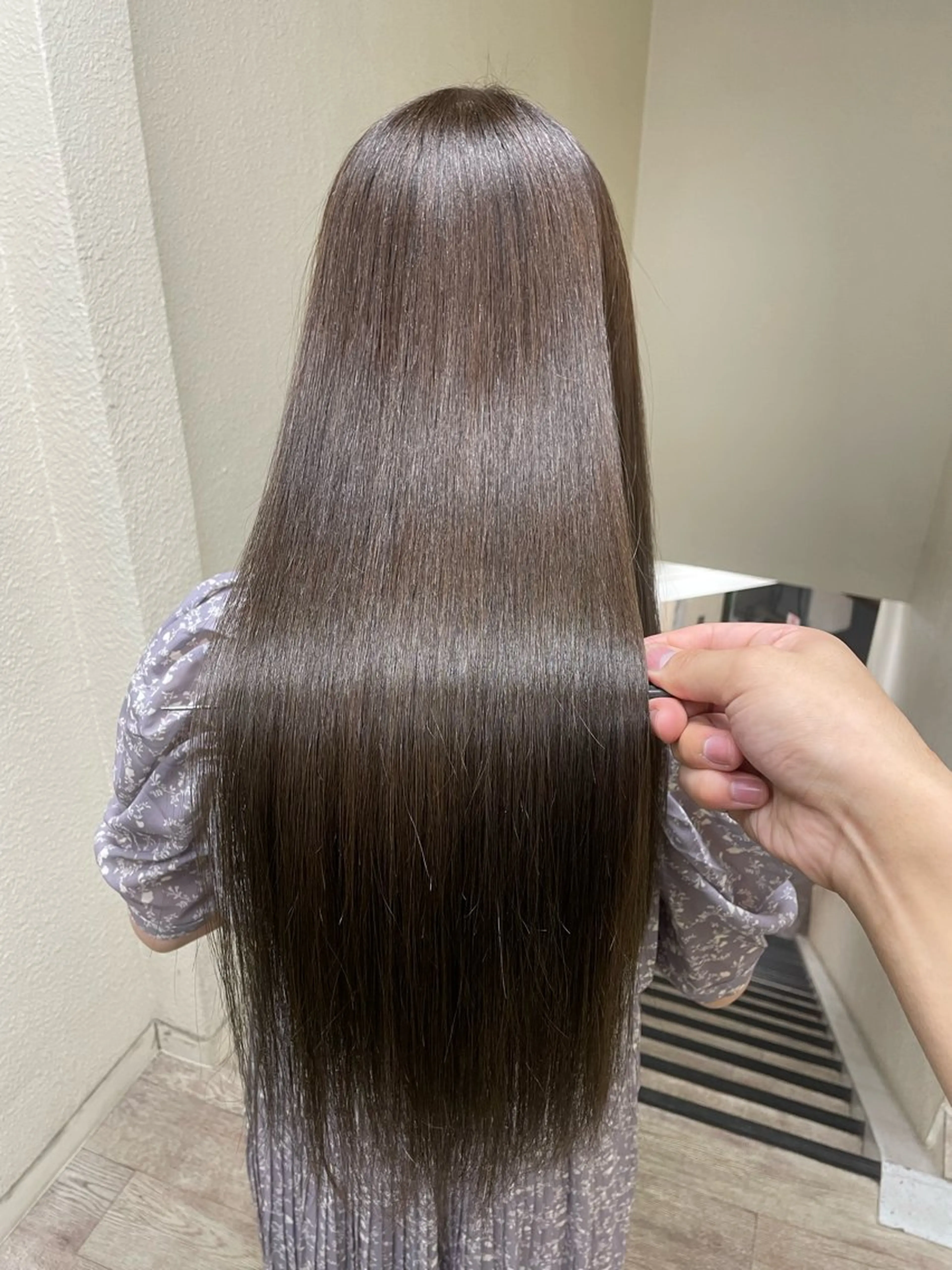 ロング カラー 髪質改善 トリートメント カット ヘアカラー トリートメント RIKU 髪質改善/縮毛矯正のヘアスタイル