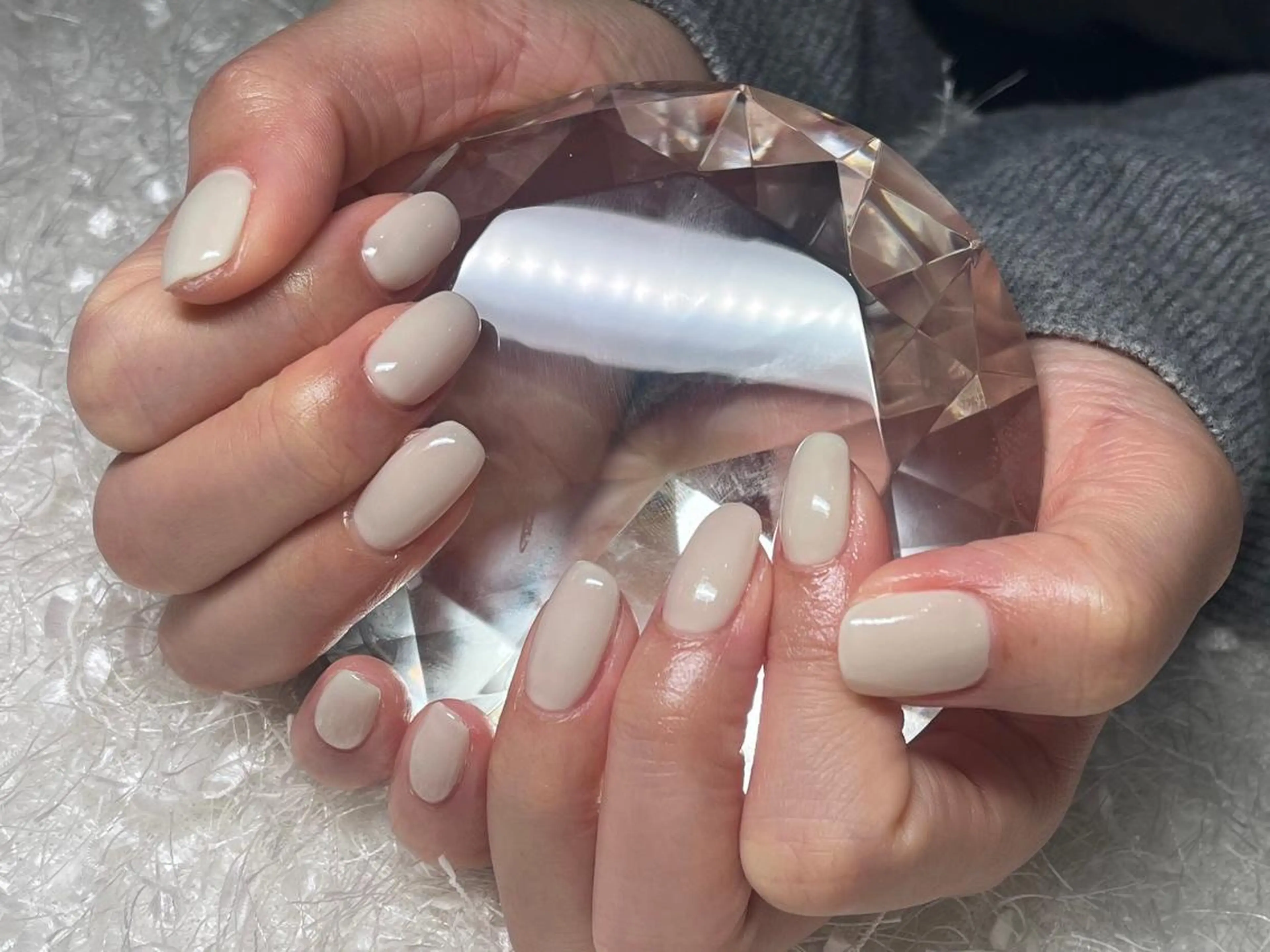 ネイル 長さ出し フレンチネイル ジェルネイル グラデーション 韓国ネイル ハンドネイル Nail&eye Belire 新宿のネイルデザイン