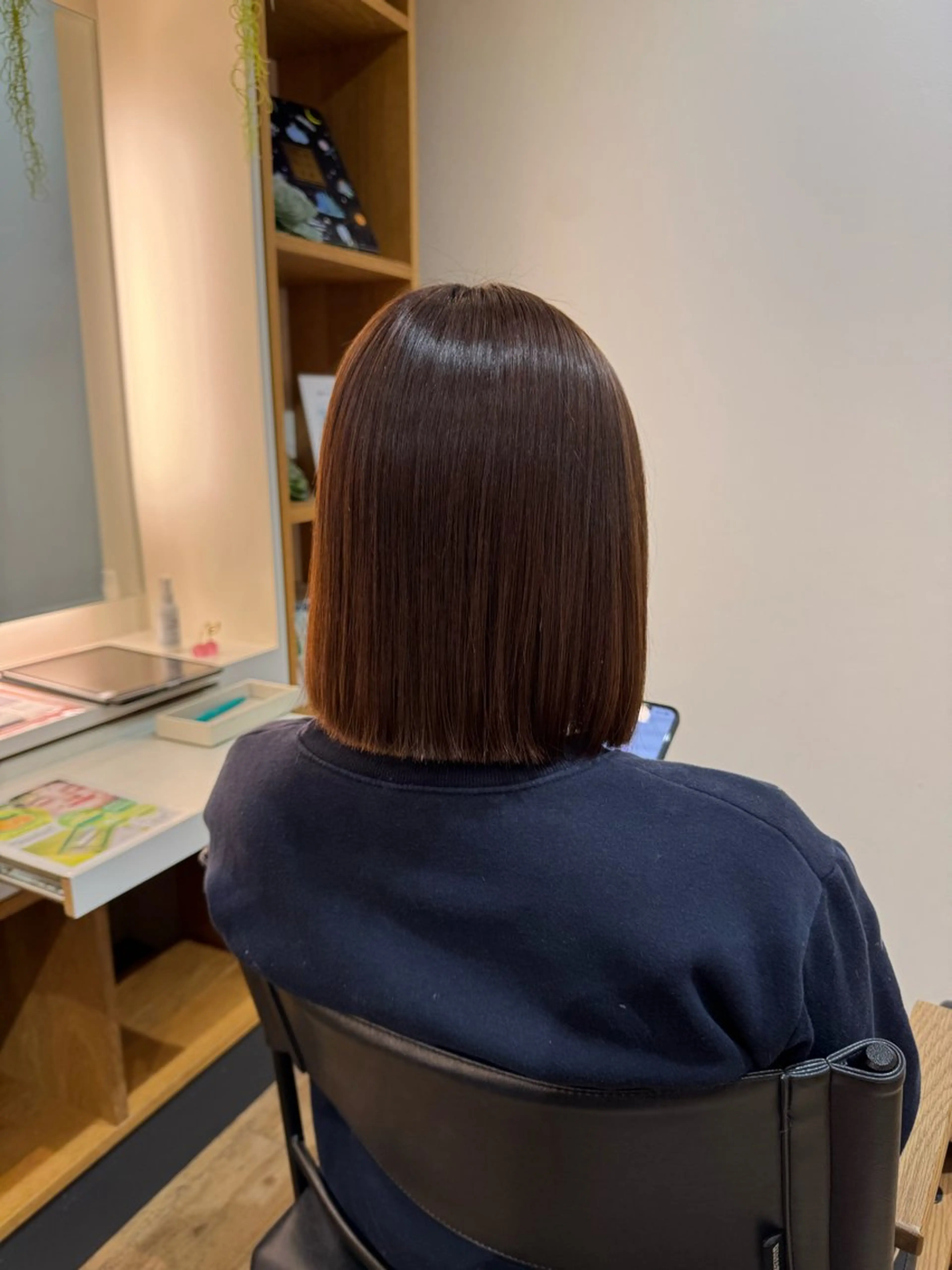 セミロング カット 縮毛矯正 トリートメント 美髪/髪質改善 川口凌弥のヘアスタイル