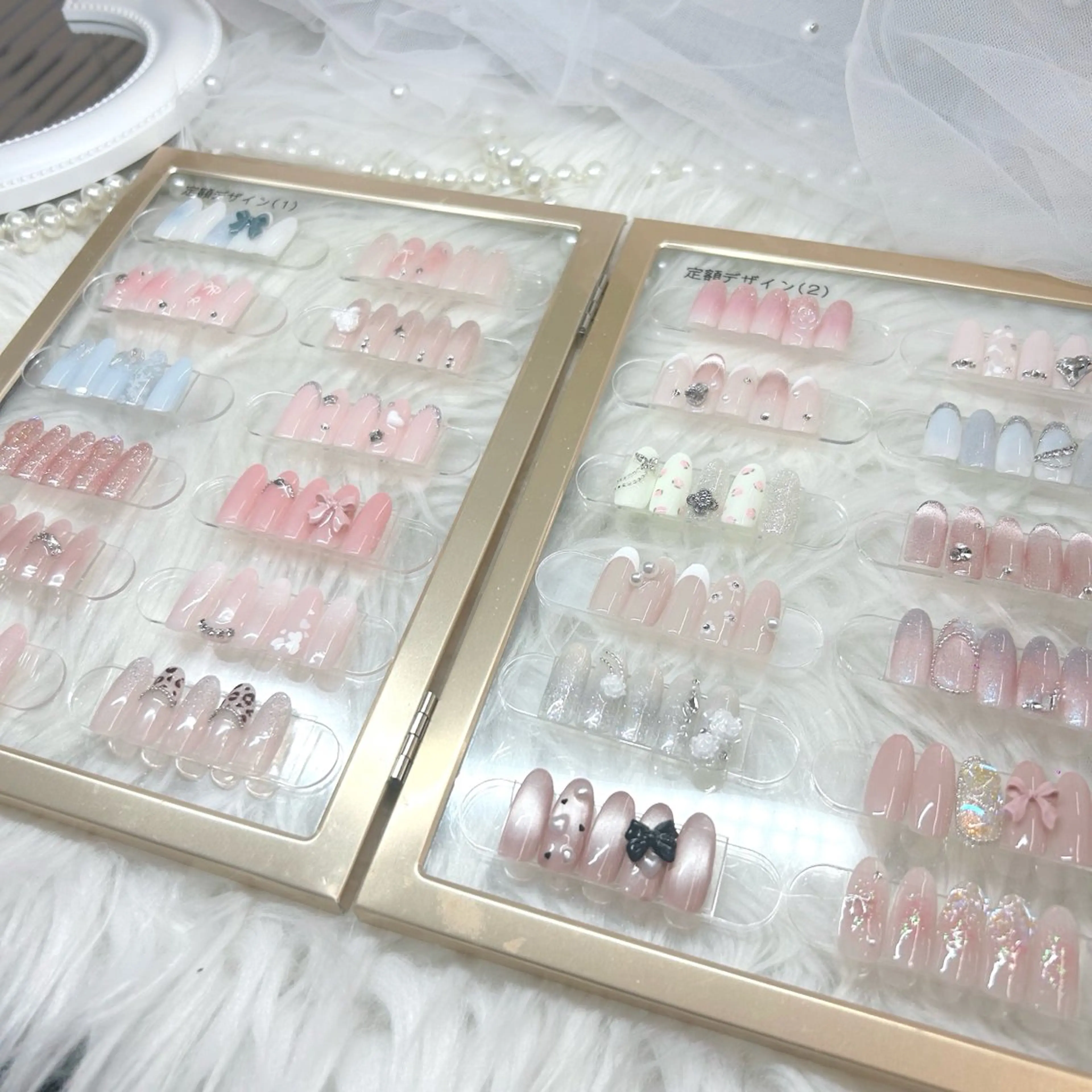 ロング ハンドネイル Nailsalon Angeのネイルデザイン
