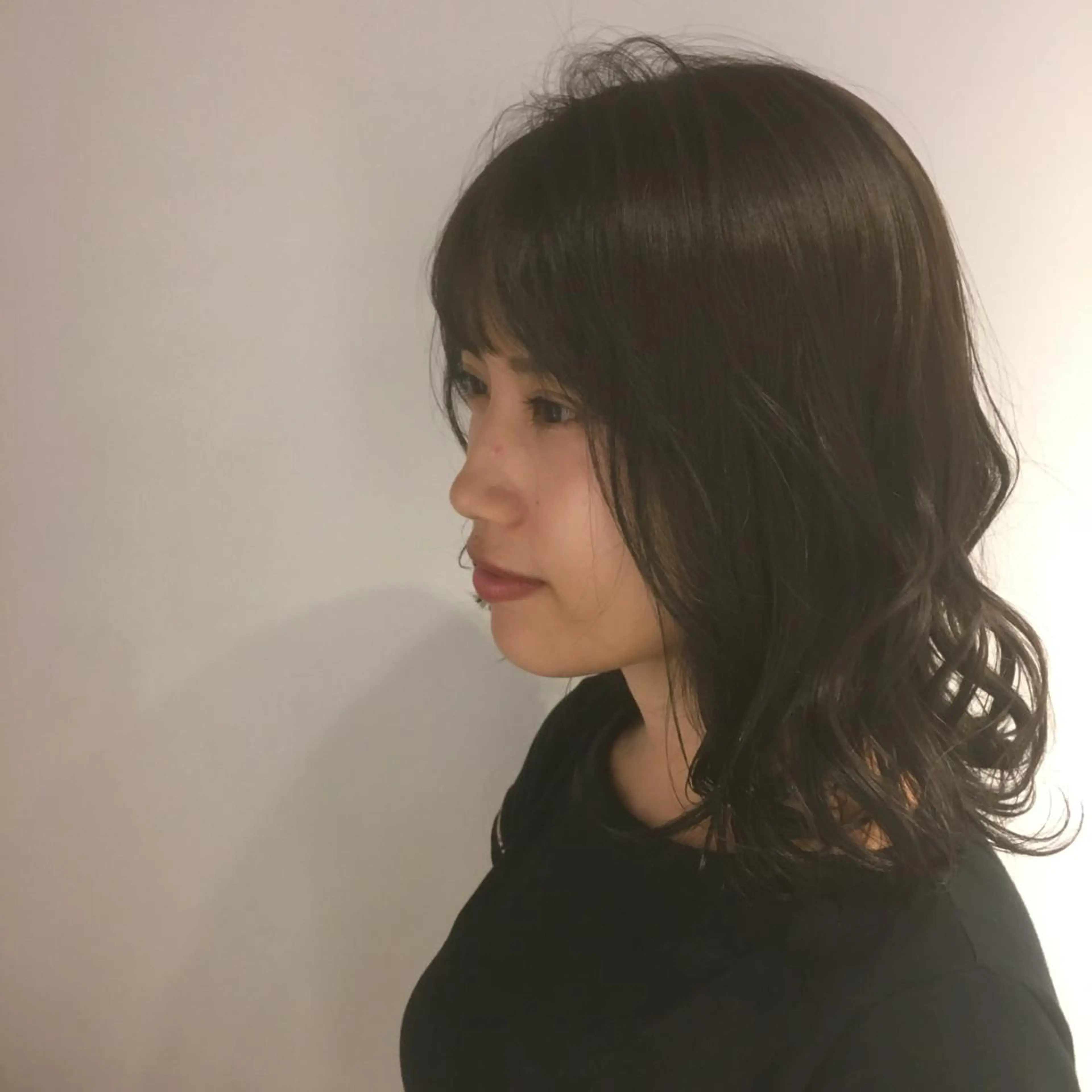 セミロング カラー ヘアカラー トリートメント しのはら まどかのヘアスタイル