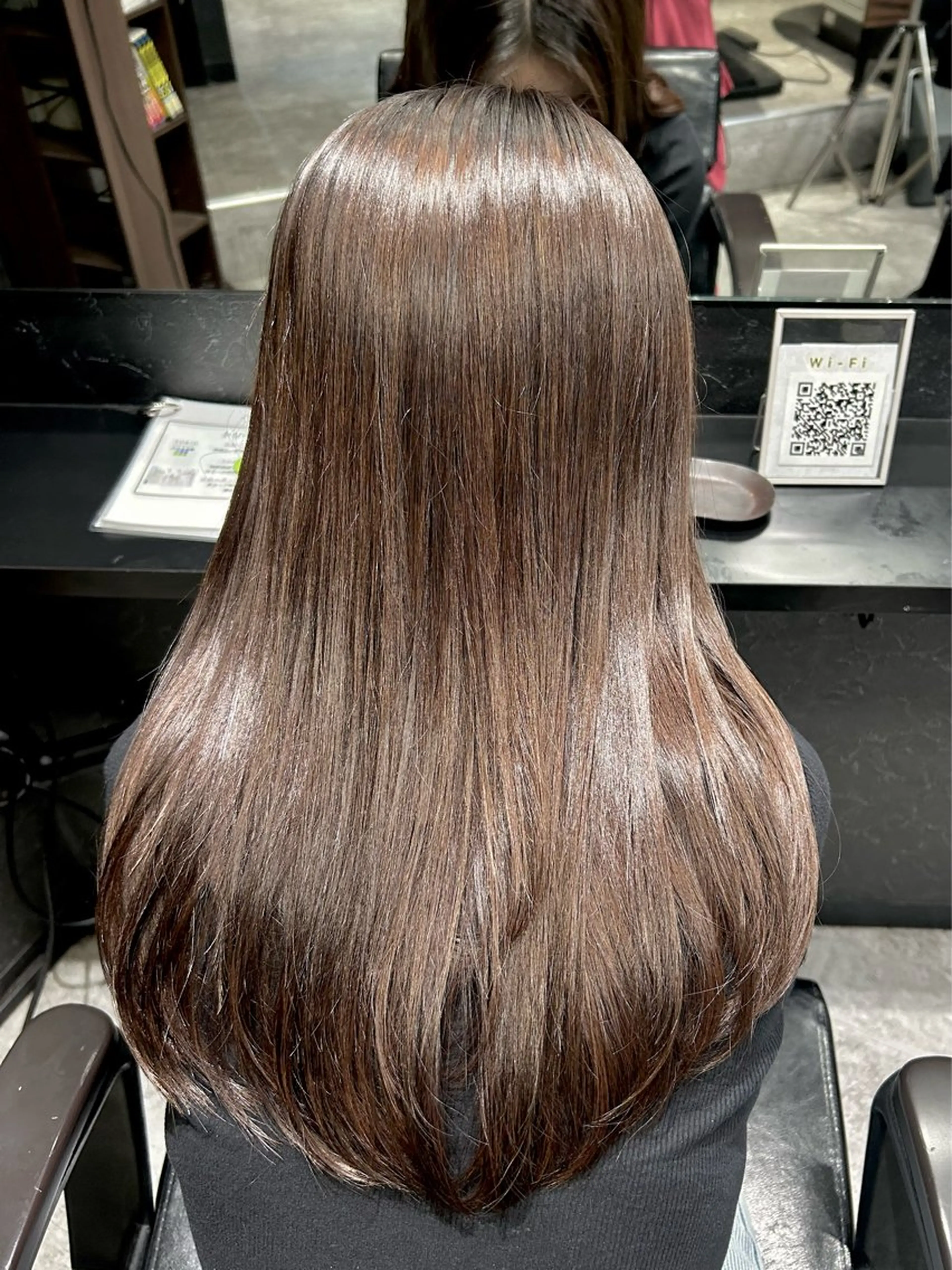ミディアム カラー ヘアカラー トリートメント 💎透明感カラー💎 bAteAu あまねのヘアスタイル