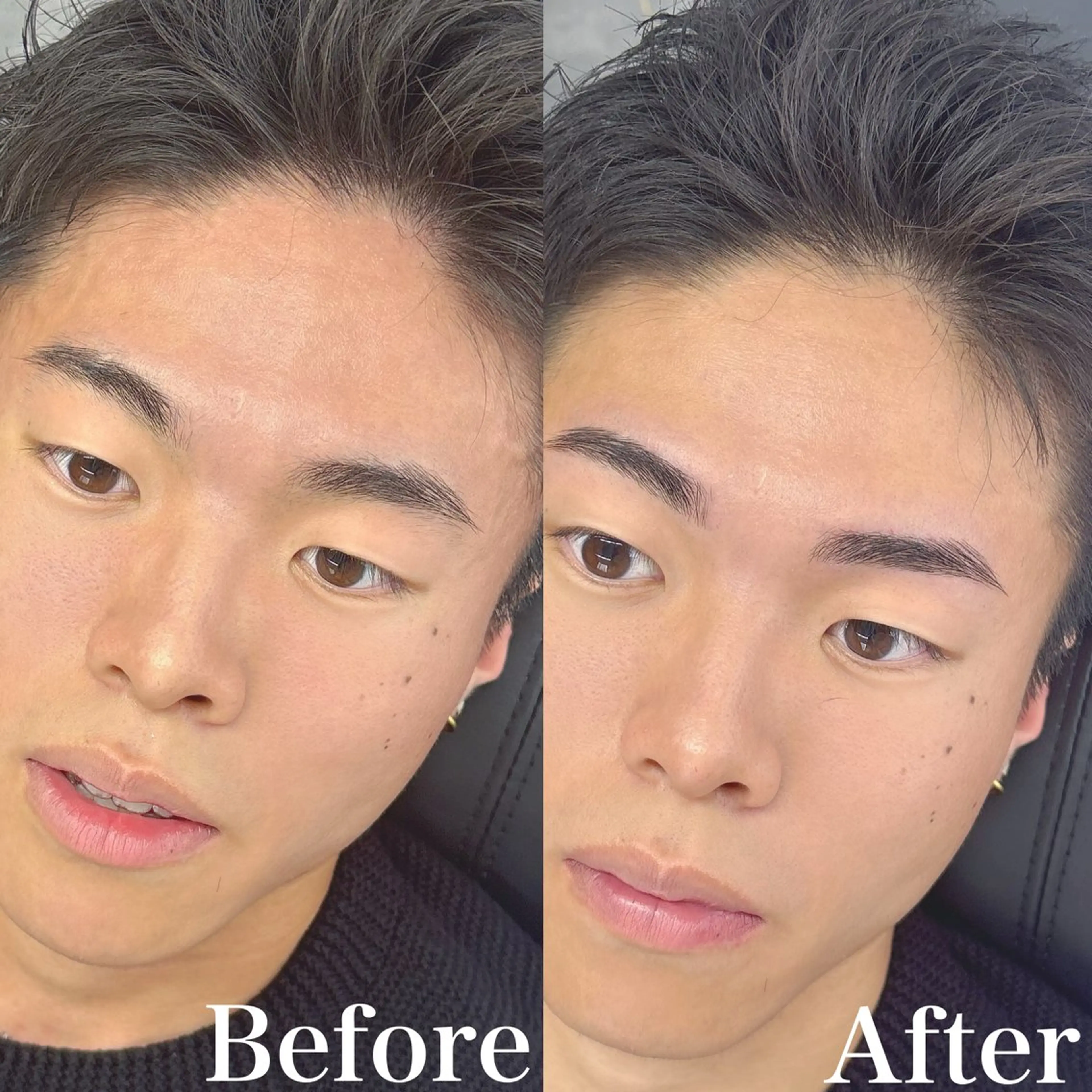 メンズ アイブロウ ワックス脱毛 眉カット 3日空きあり Yusukeの眉毛・アイブロウイメージ
