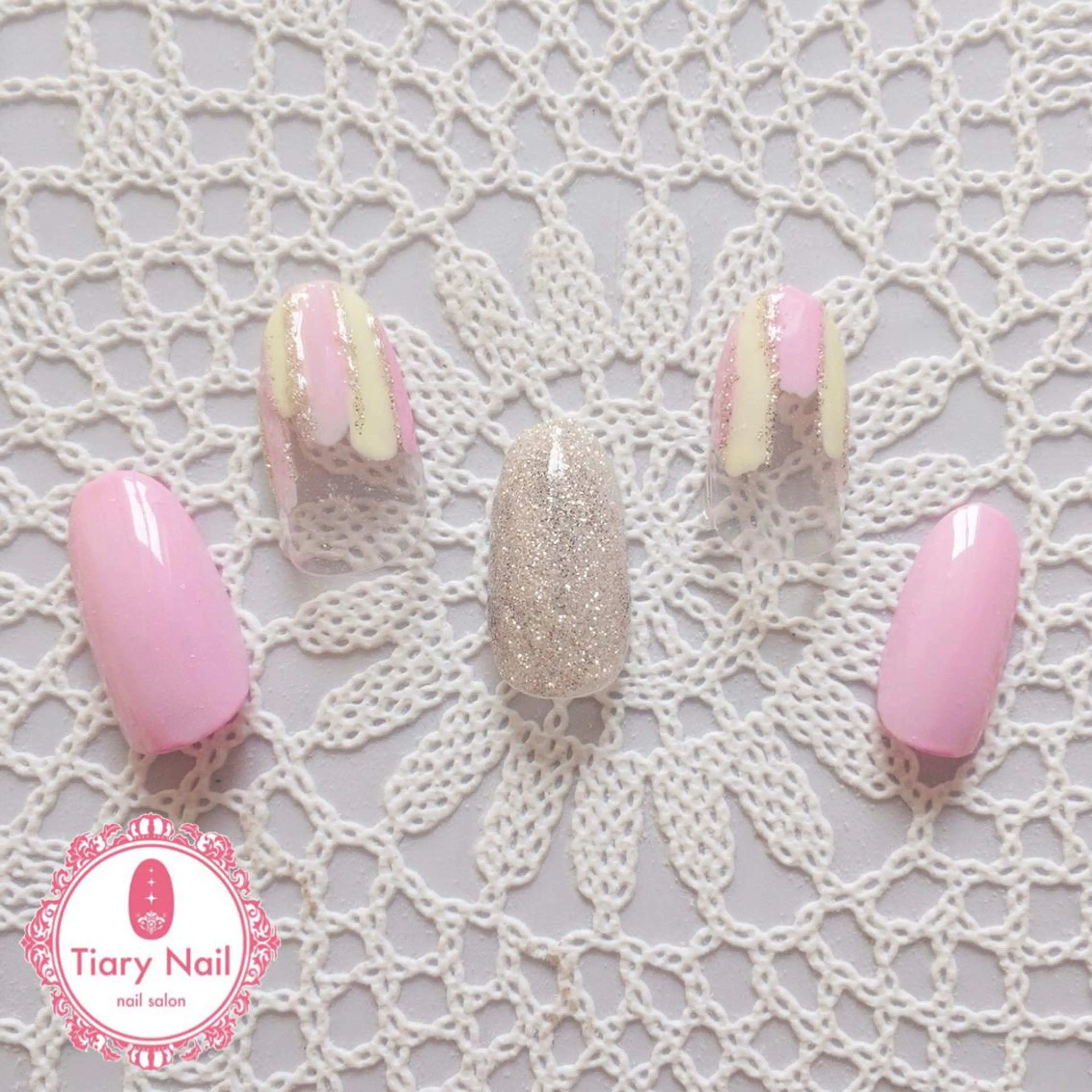 ネイル tiarynail K K🐼のネイルデザイン