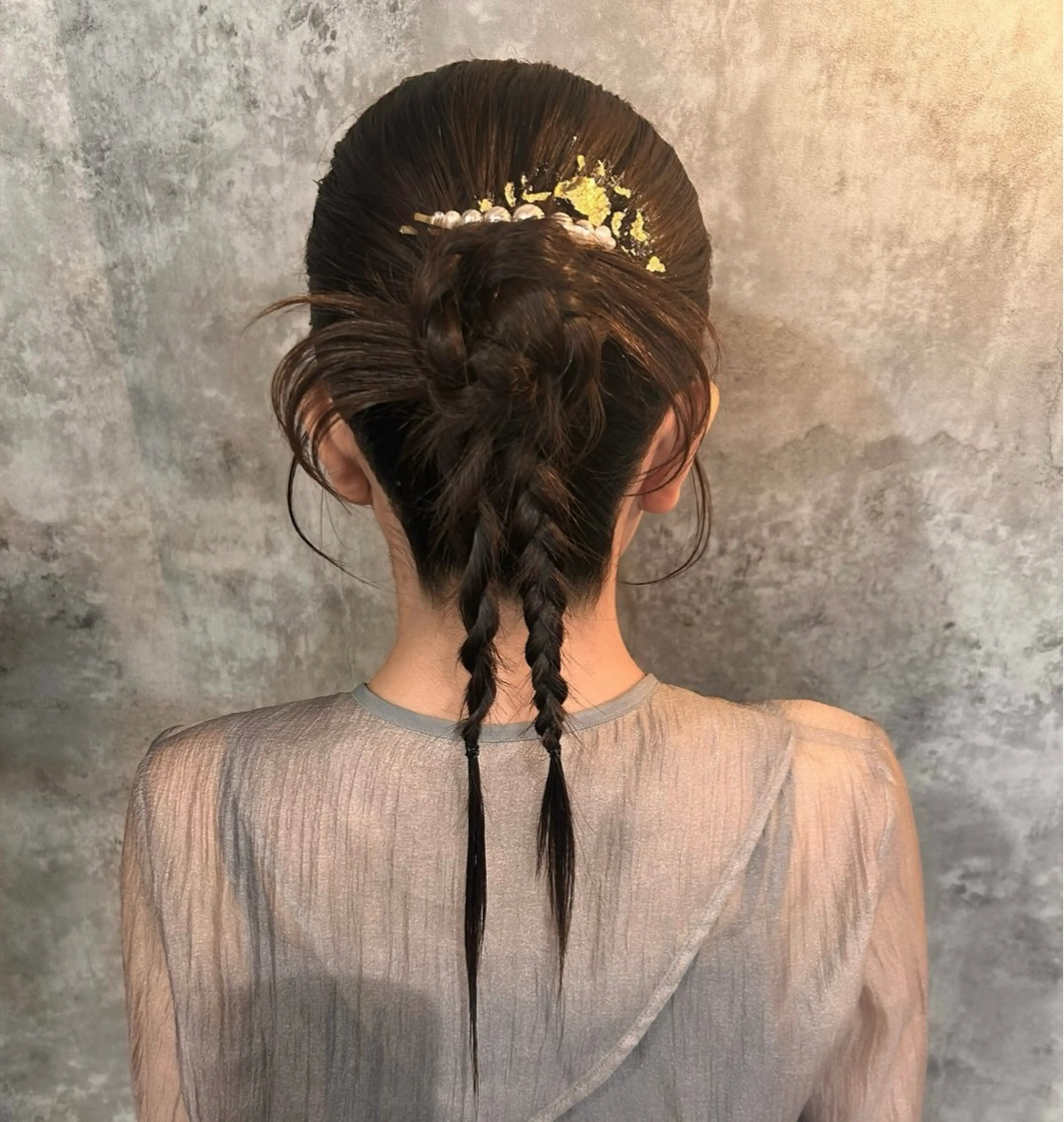 ミディアム ヘアアレンジ 結婚式・ブライダル 韓国風ヘア 【モデル募集中】 nojiのヘアスタイル