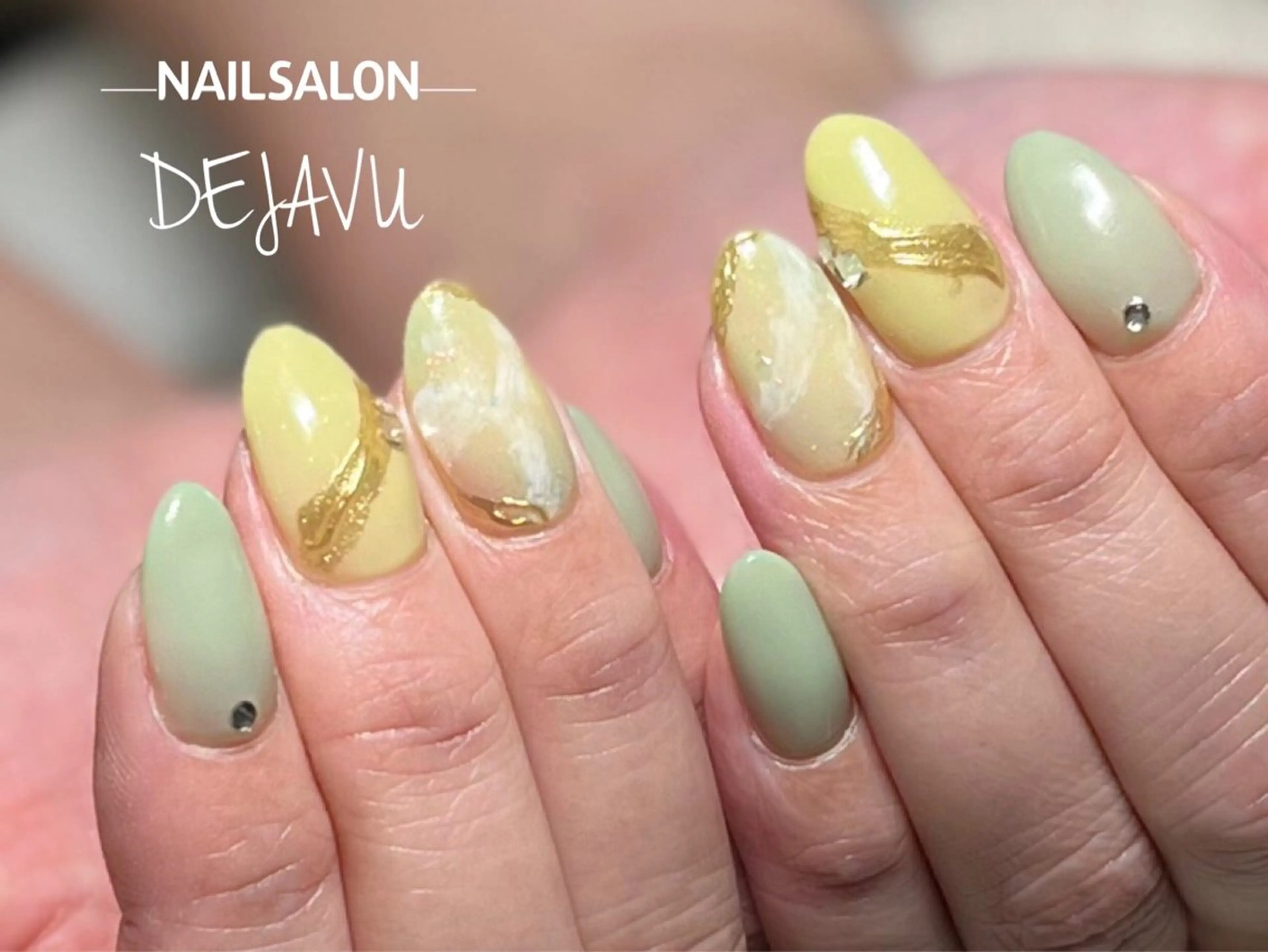 ネイル 春ネイル ハンドネイル Nail salon Dejavu 🌿のネイルデザイン