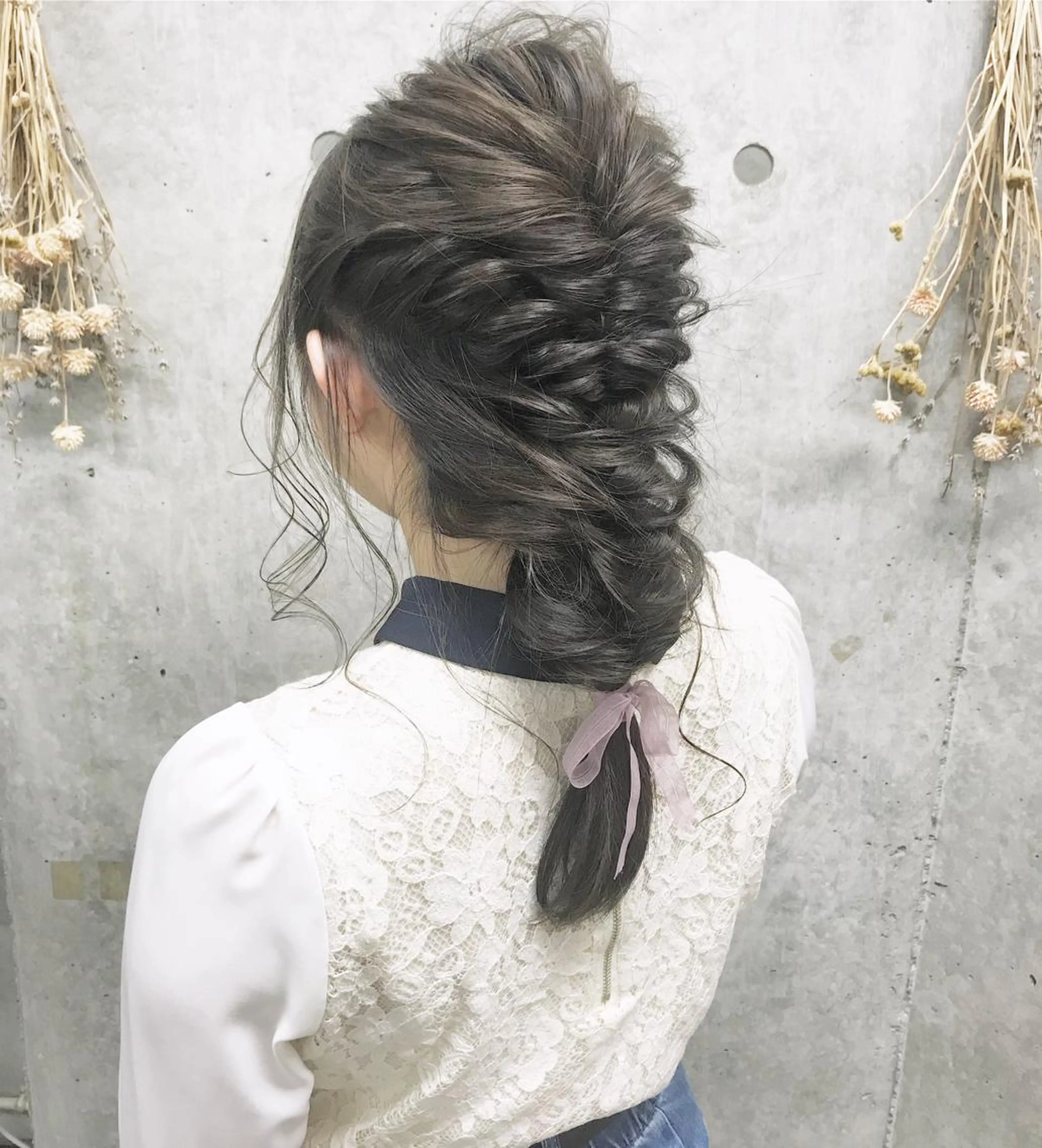 セミロング カラー ヘアアレンジ Satsuki ✂︎♡のヘアスタイル
