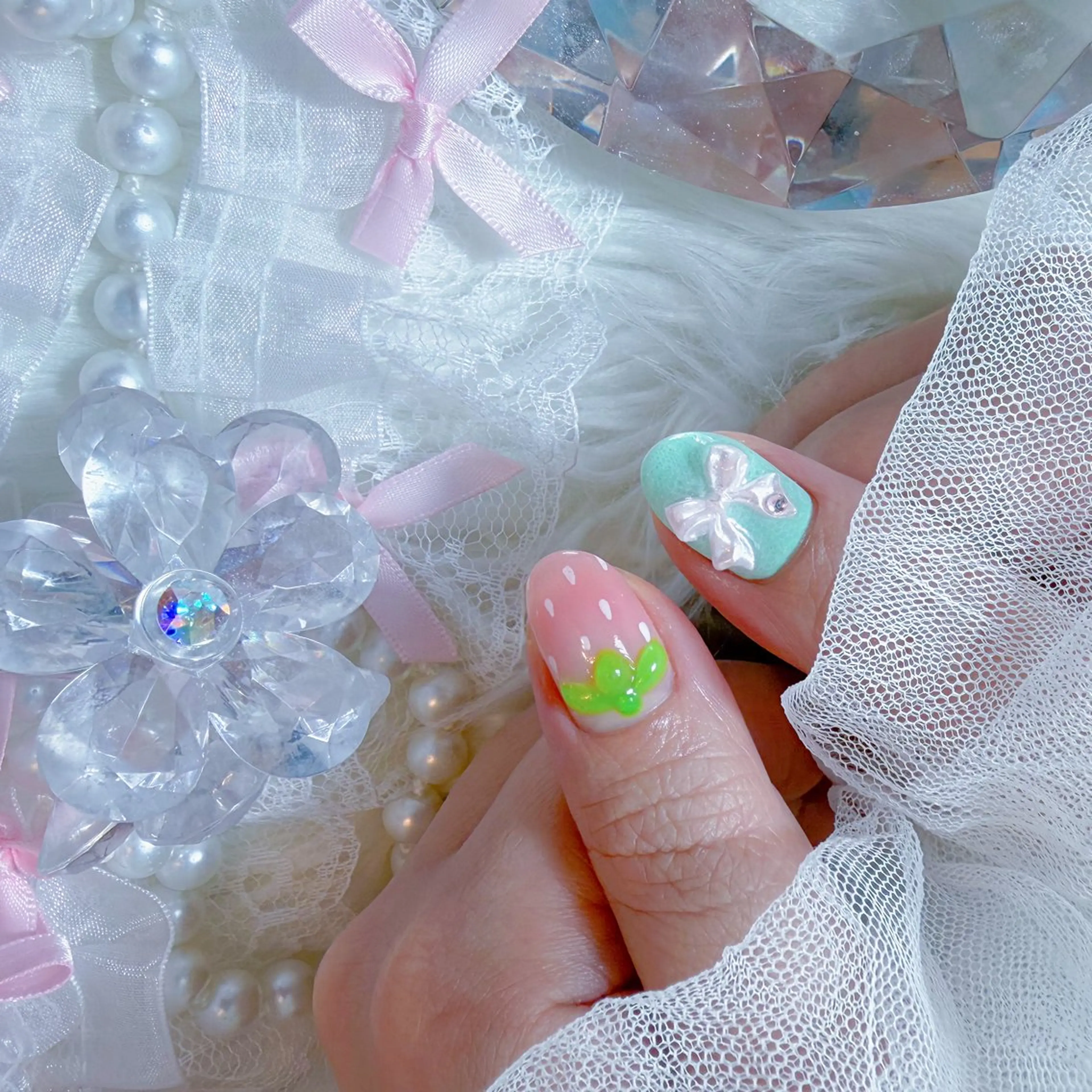 ネイル Yudia🩵 Yuiのネイルデザイン