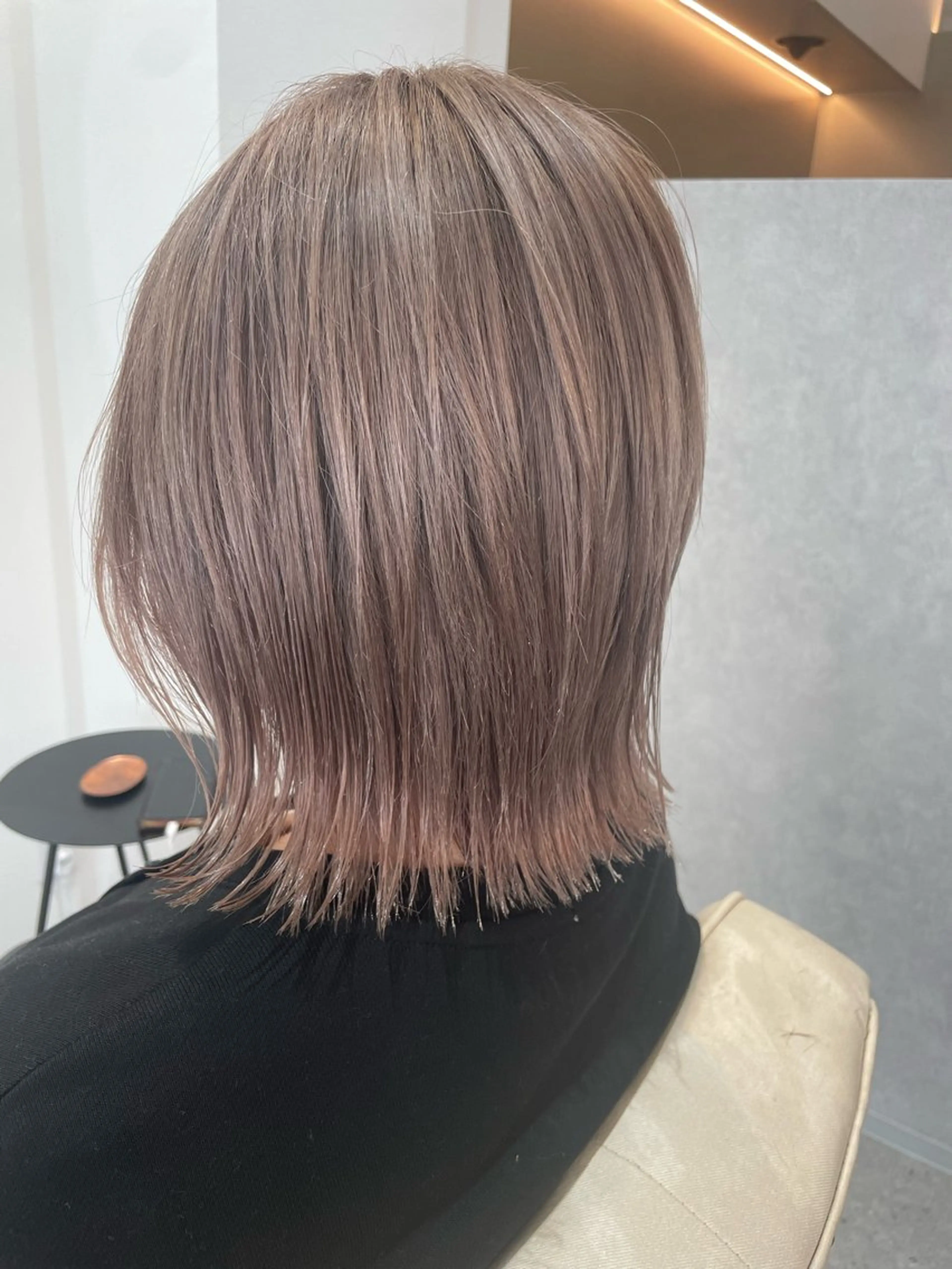 ミディアム カット ヘアカラー トリートメント 向井 涼太朗のヘアスタイル