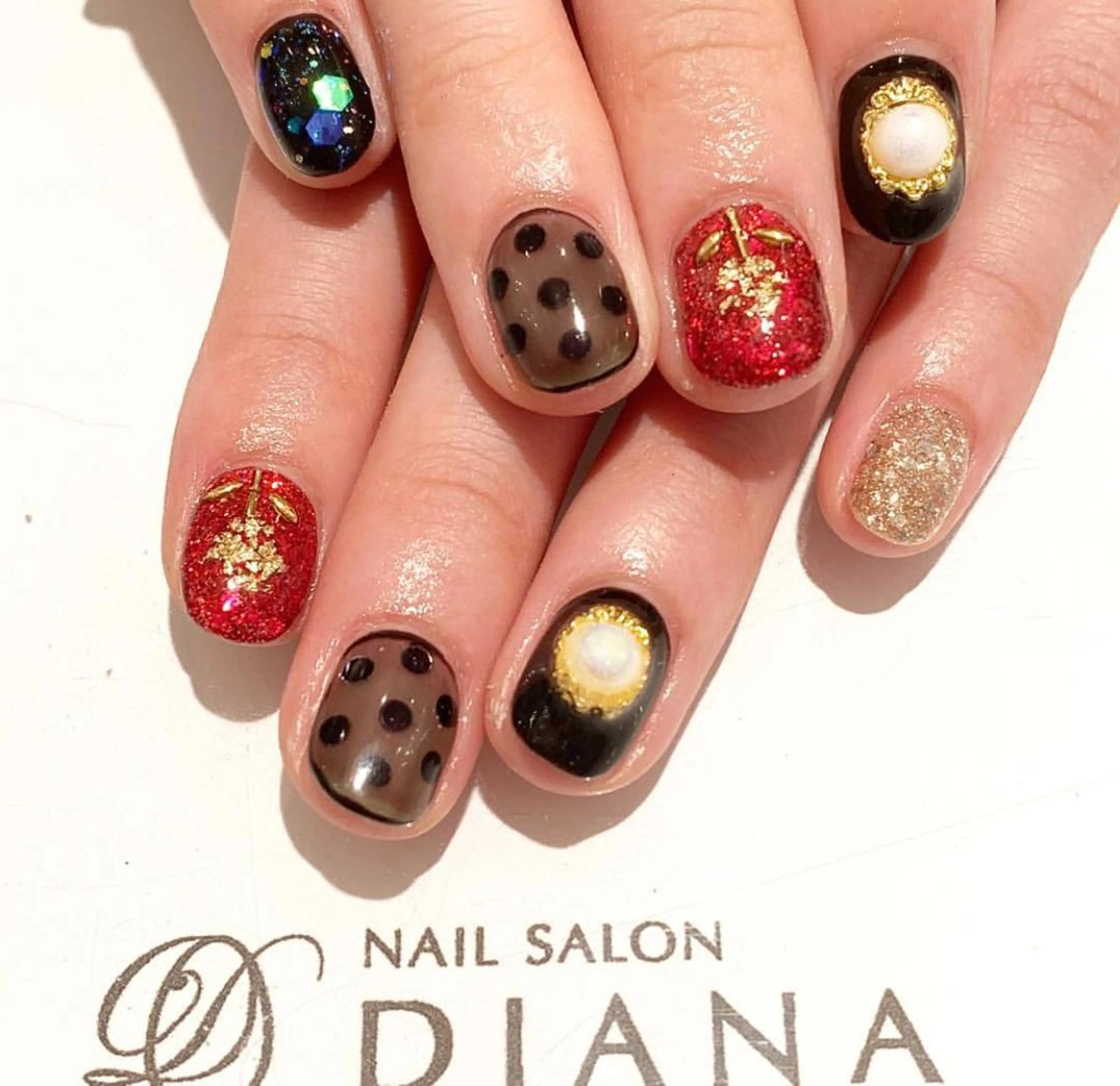ショート カラー ネイル NAILSALON DIANAのネイルデザイン