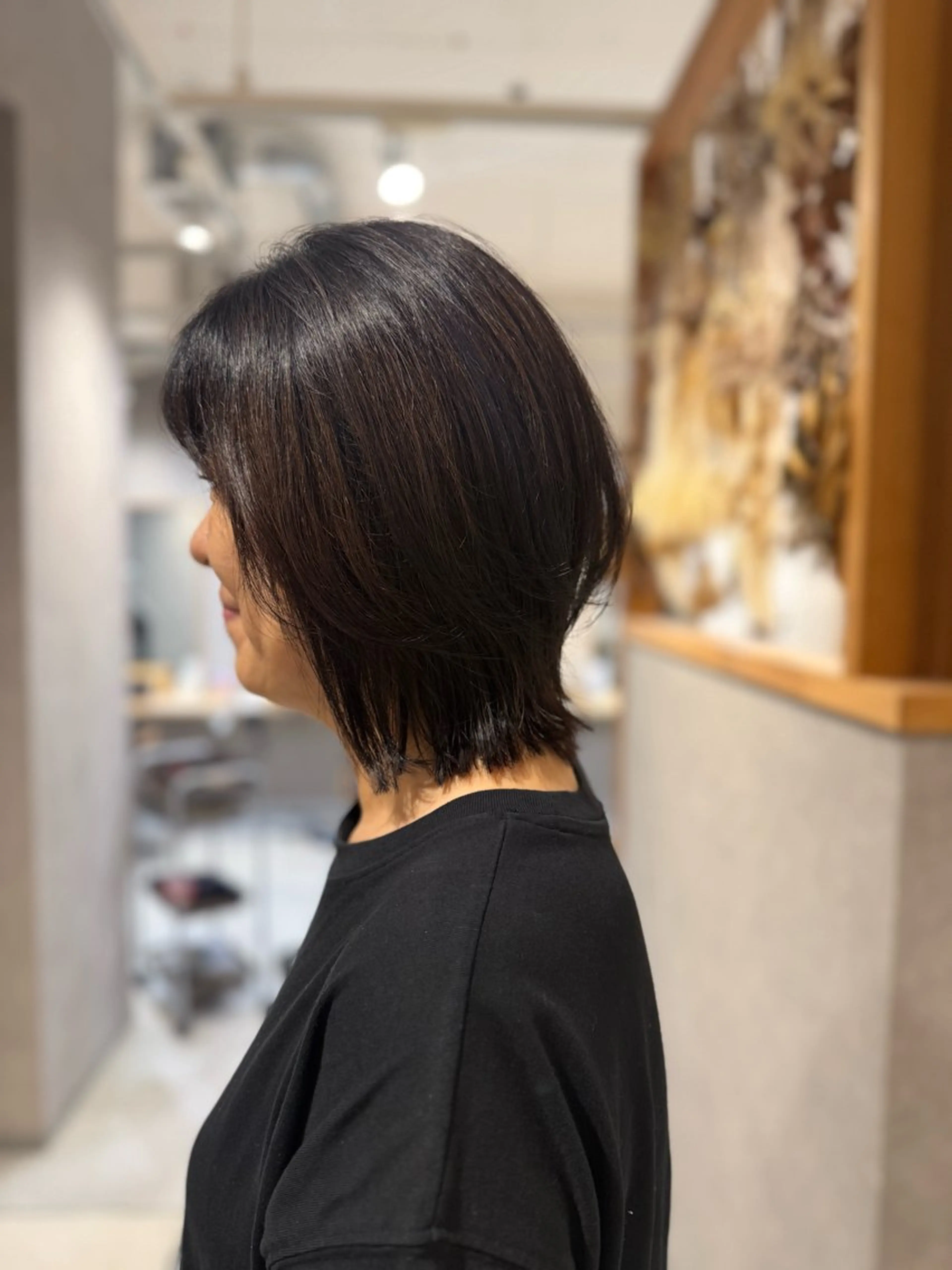 ミディアム anju.カット 透明感カラー/パーマのヘアスタイル