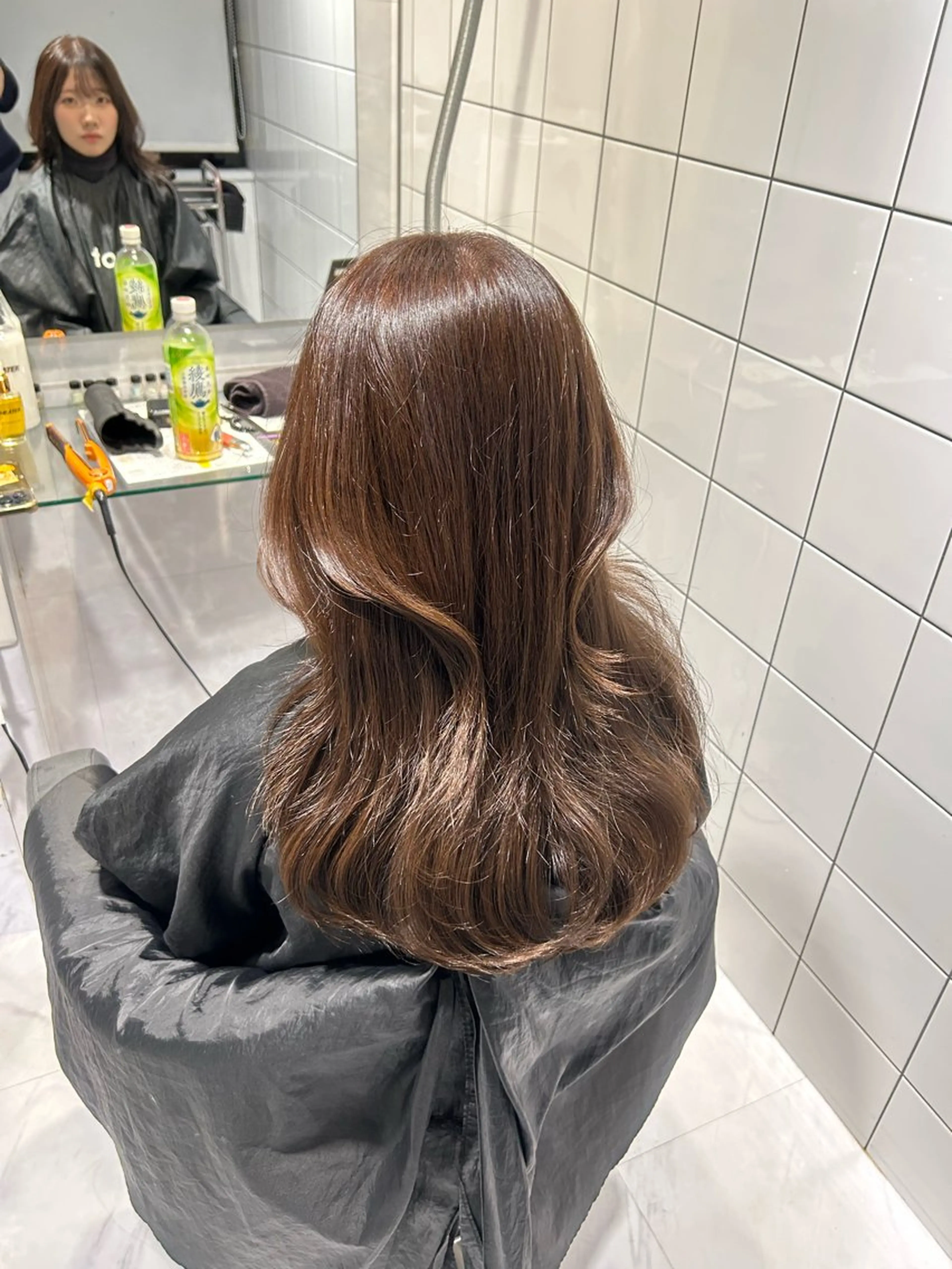 ロング カラー カット トリートメント 韓国風透明感カラー‎ /yurinのヘアスタイル