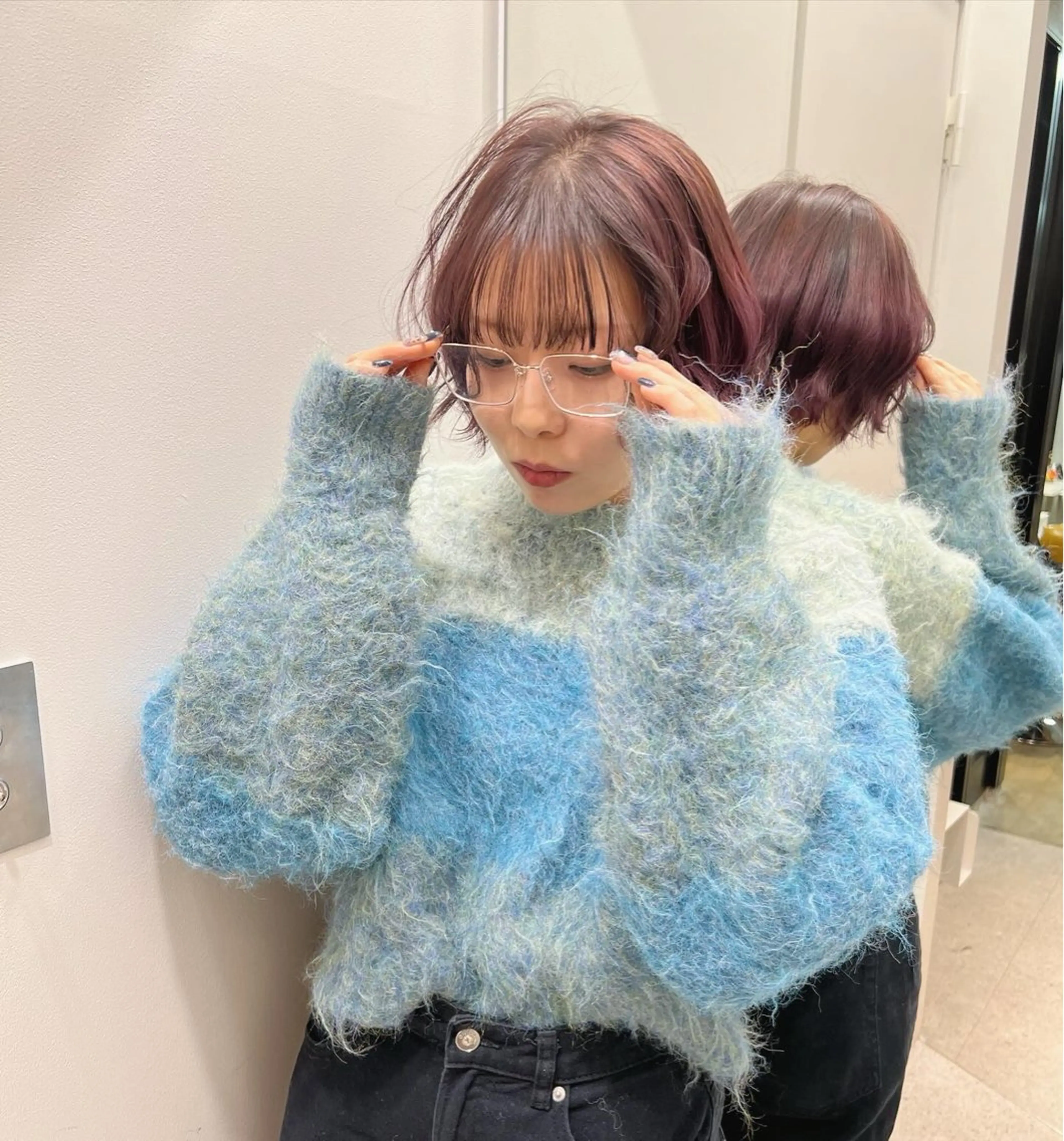 ショート カコ/レイヤーカット ヘアアレンジのヘアスタイル