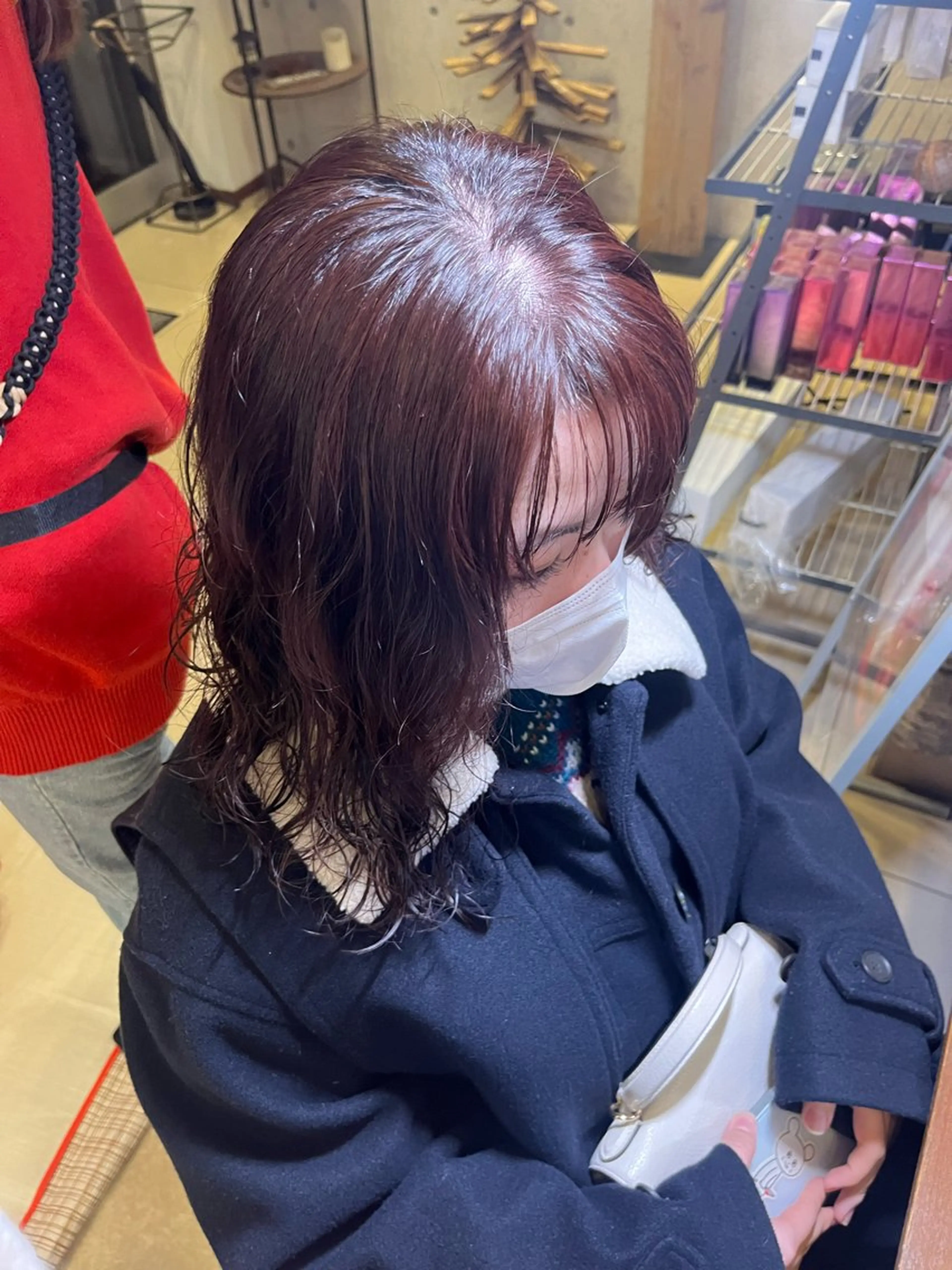 カラー 心美/ブリーチなし 透明感カラーのヘアスタイル