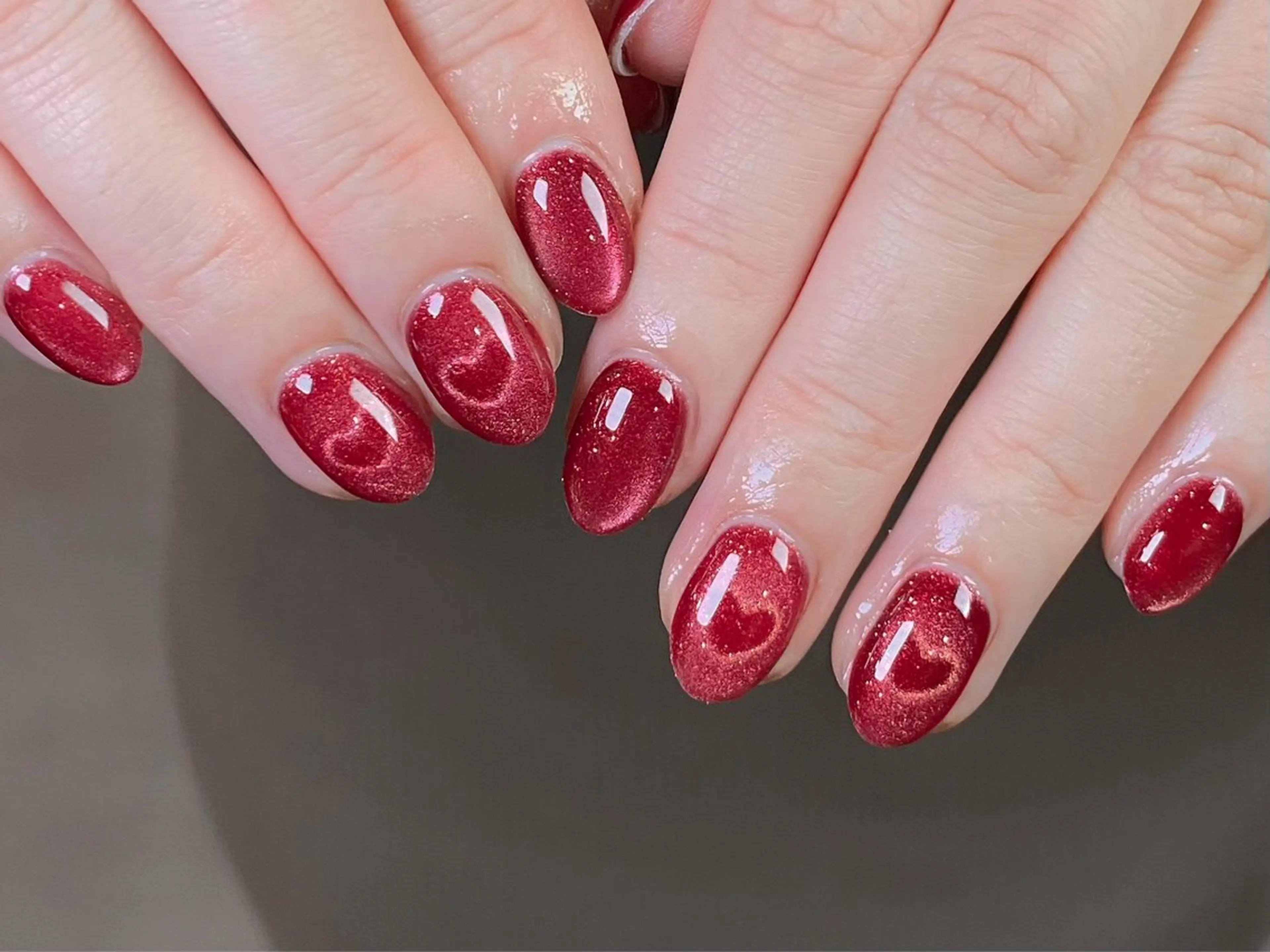 ネイル ハンドネイル Dark honey スカルプ専門原宿店のネイルデザイン